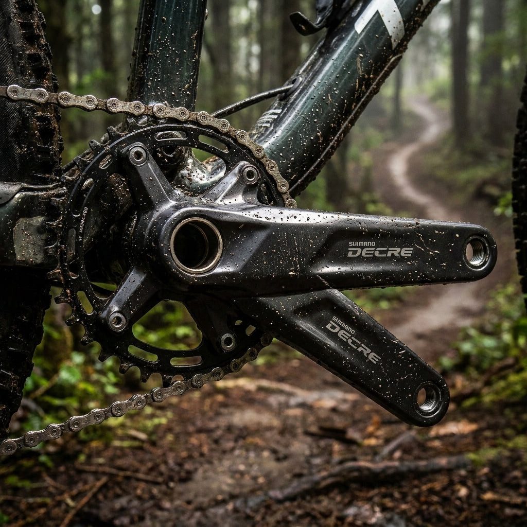Shimano Fahrradkurbel SHIMANO DEORE FC-M5100 Kurbelgarnitur 175mm 32 Zähne - 10/11-fach MTB