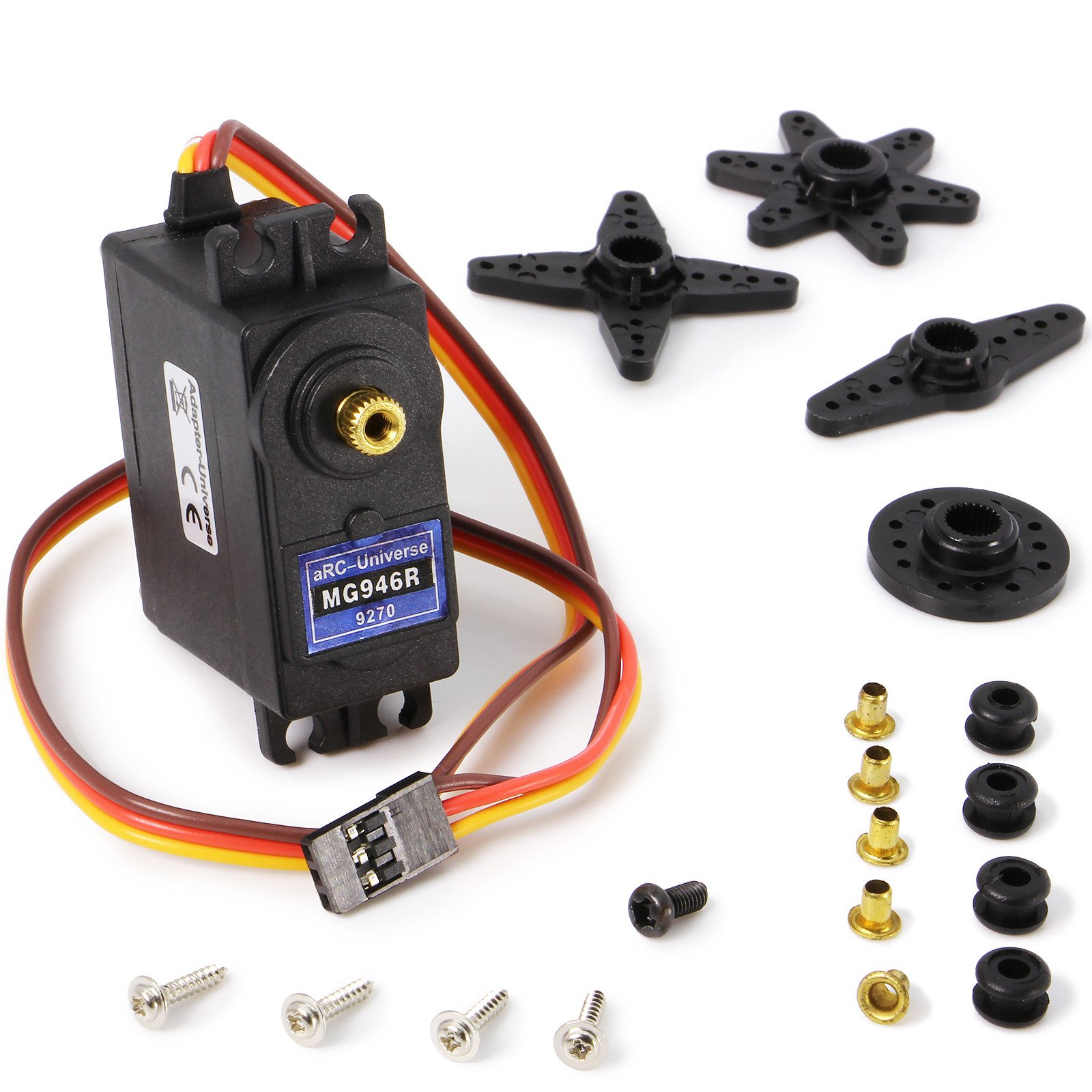 Adapter Universe RC-Helikopter Digital Metall Gear RC Servo 55g MG946R 12Kg Upgrade MG945
