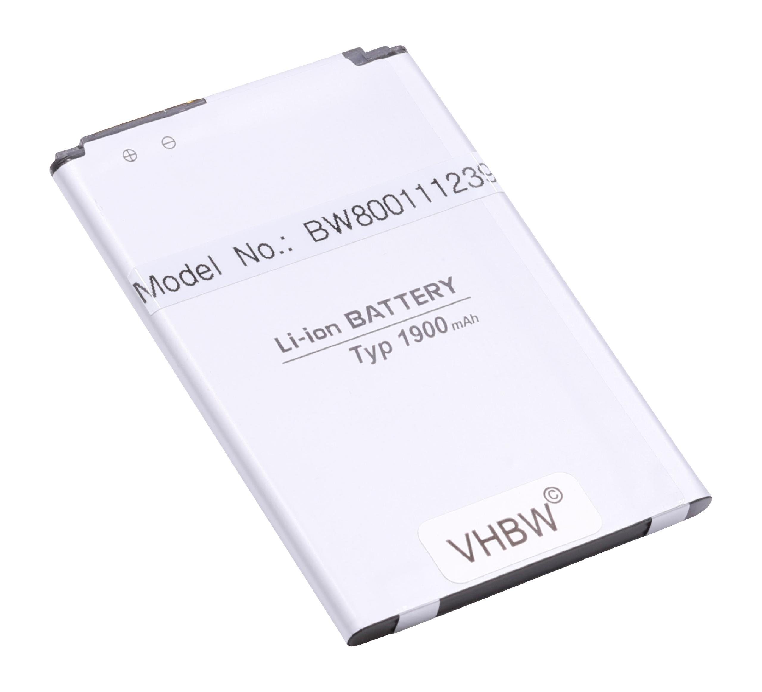 vhbw Smartphone-Akku passend für LG Sunset L33L Mobilfunk (1900mAh, 3,8V, Li-Ion) 1900 mAh