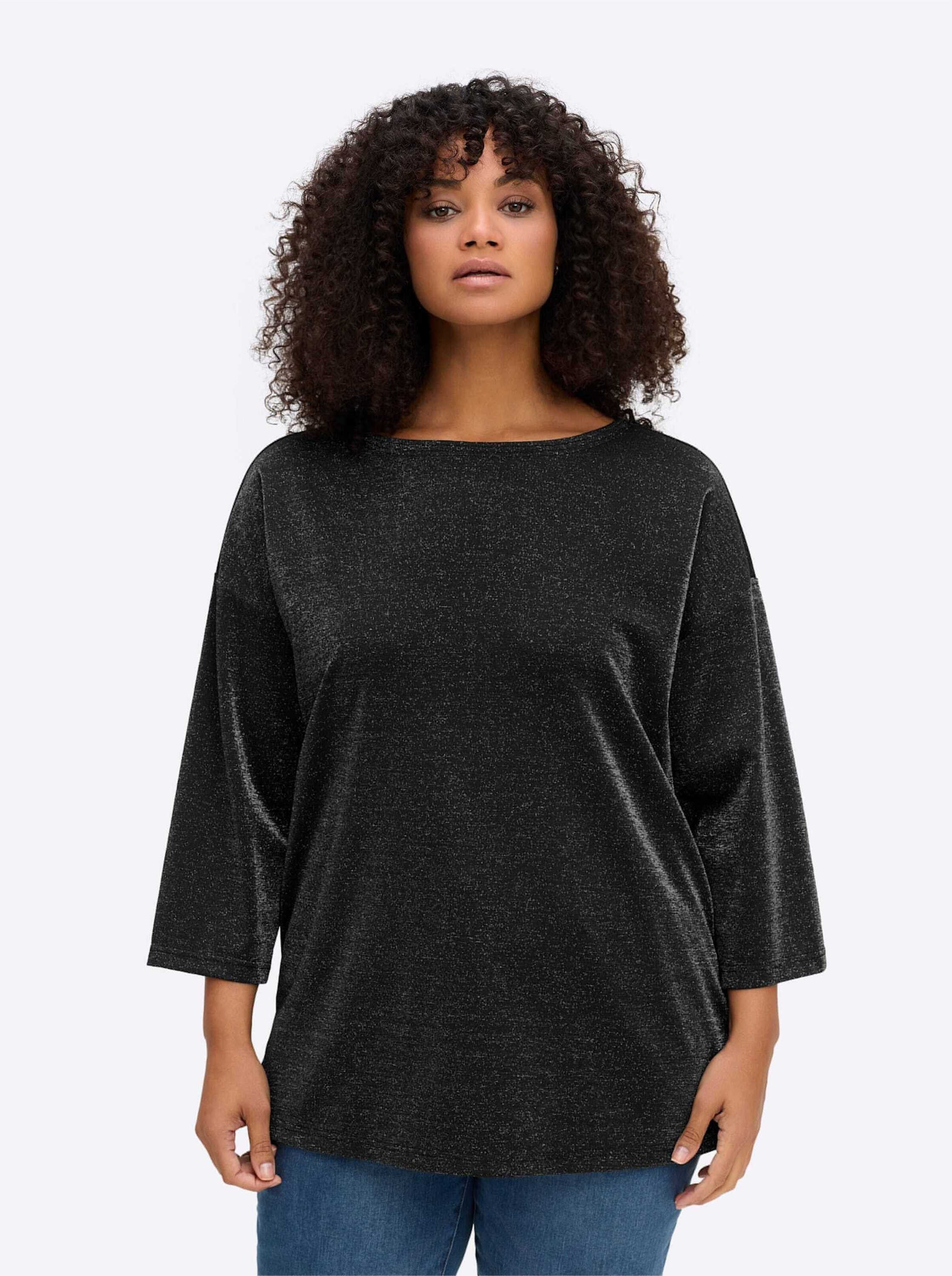 Sheego Sweater Sweatshirt 3/4-Arm