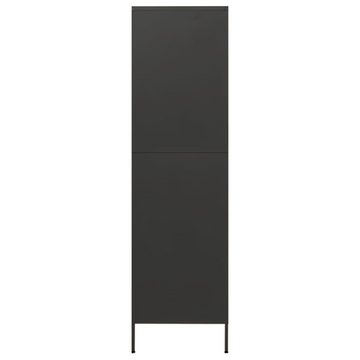 furnicato Kleiderschrank Anthrazit 90x50x180 cm Stahl (1-St)