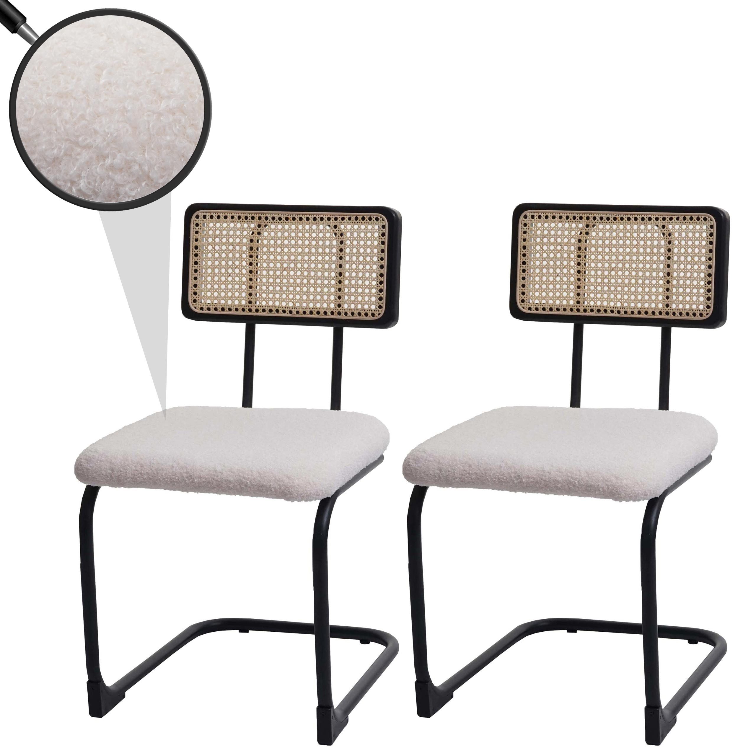 MCW Freischwinger MCW-K88 (Set), Bequeme Formgebung, Vintage Design