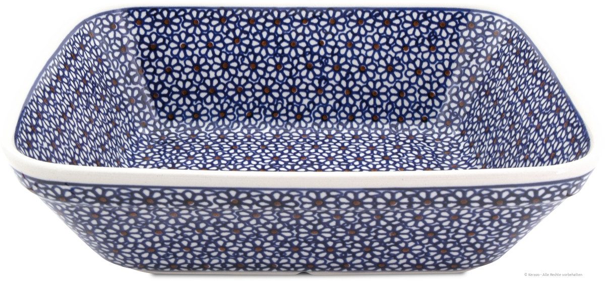 Bunzlauer Keramik Auflaufform Bunzlauer Keramik 2 Liter Auflaufform Backform 25x20,8x7cm Dekor 120, Keramik