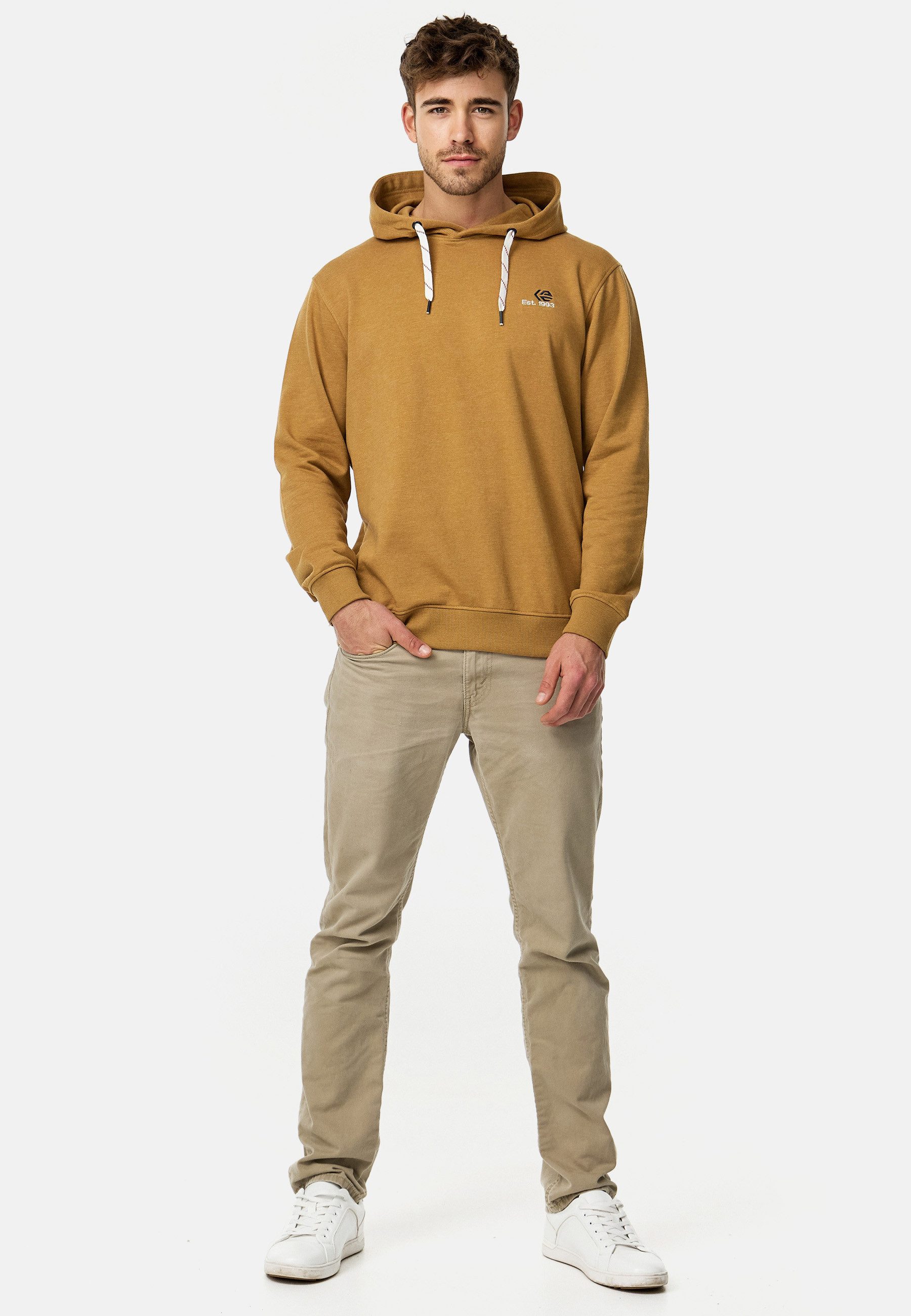 Indicode Hoodie Herren INMorey Sweatshirt Kapuze Herrenhoodie (Kapuzenpullover)