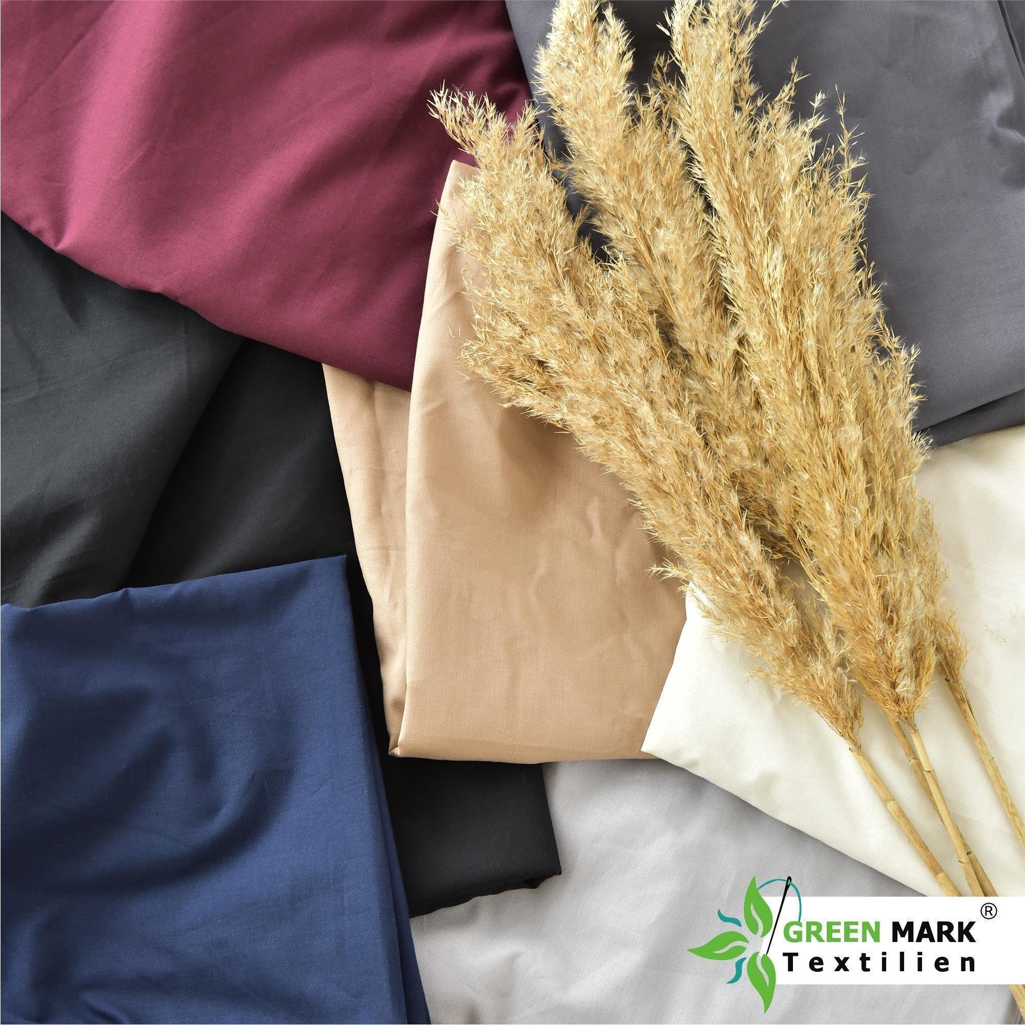 NatureMark Bettlaken klassisches Betttuch Haustuch, 100% Baumwolle, Gummizug: ohne, (1 Stück), Laken Haustuch, viele Größen und Farben, 180x275 cm, Silber grau – Bild 5 von 5