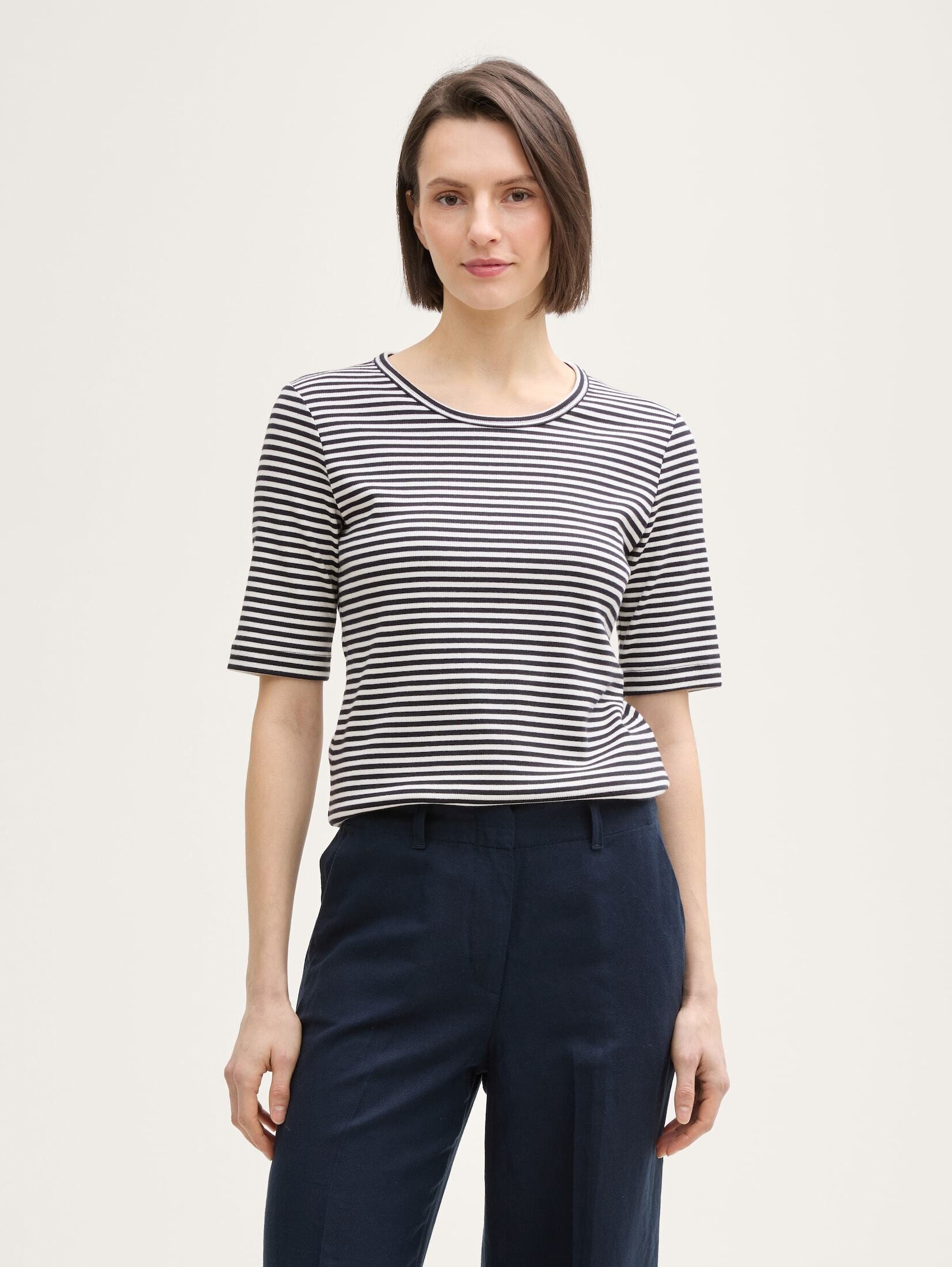 TOM TAILOR T-Shirt Ripp T-Shirt mit günstig online kaufen