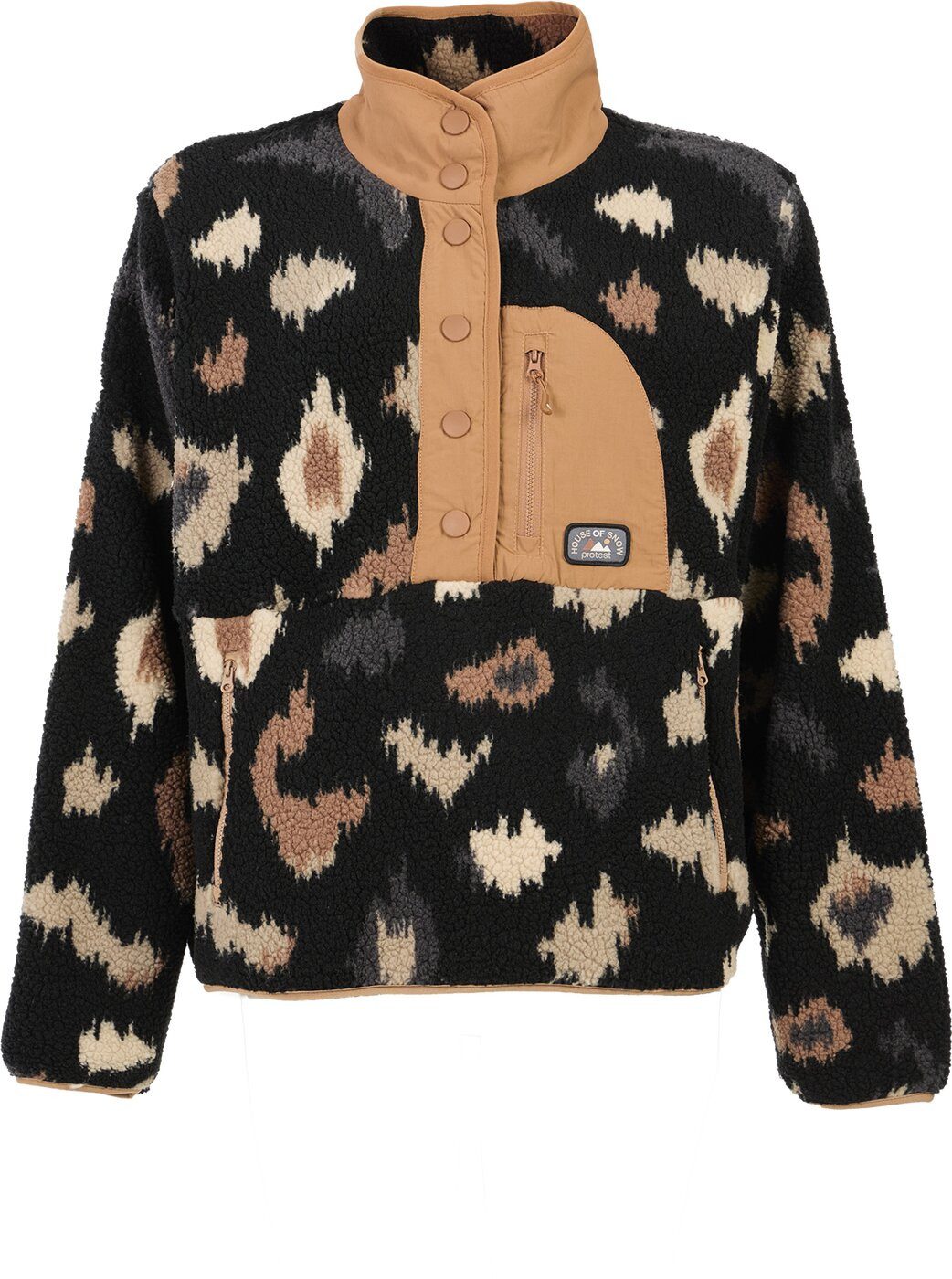 Protest Флисовые PRTXena outdoor 1/4 button top True Black