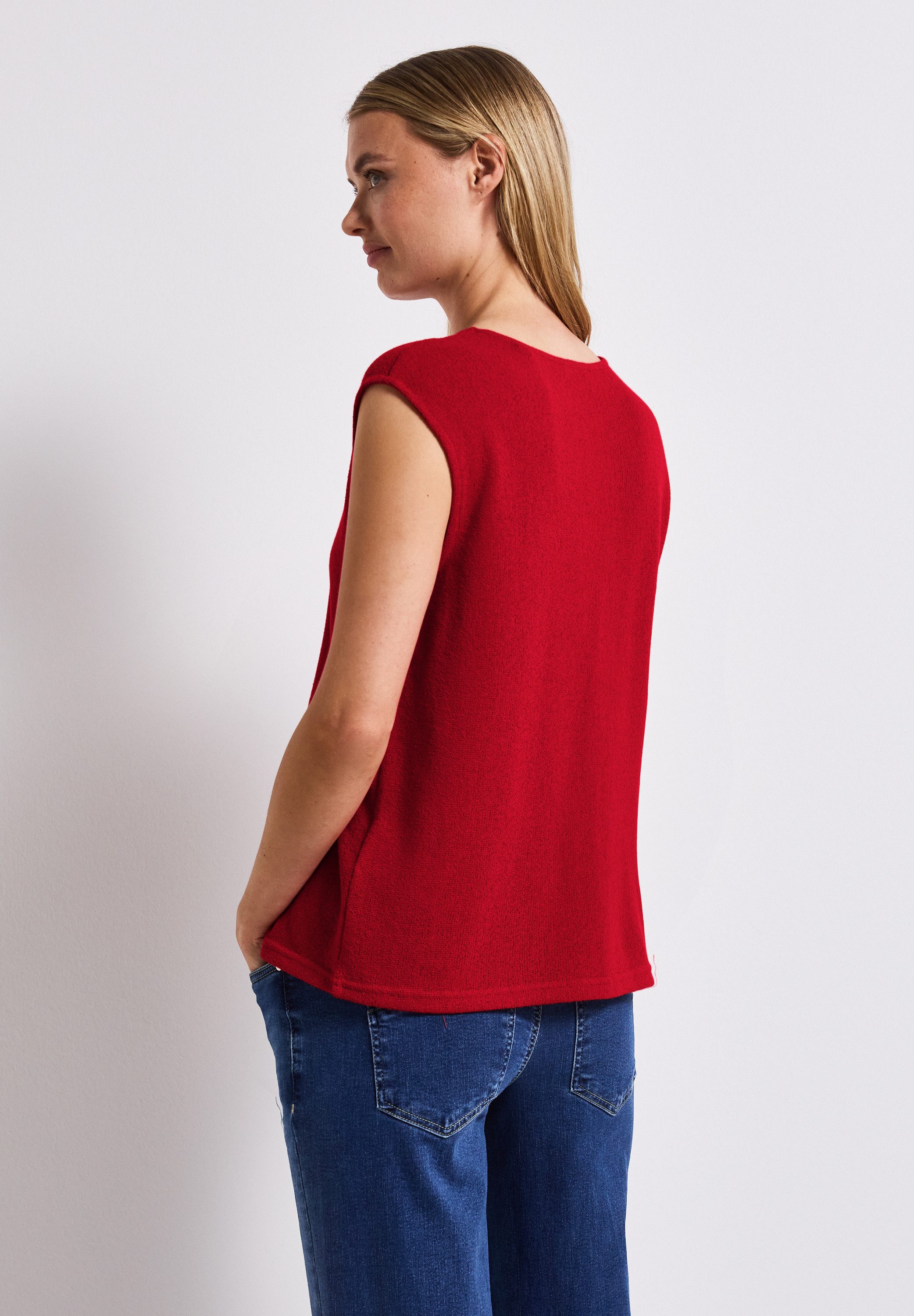 STREET ONE Stricktop mit Rundhals