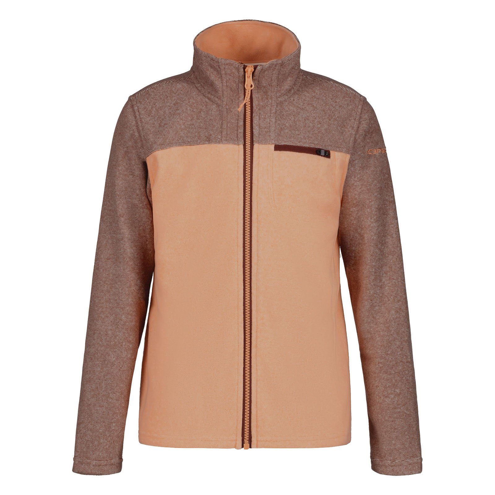 Icepeak Fleecejacke Lyon Jr mit Logo-Stickerei auf der Schulter