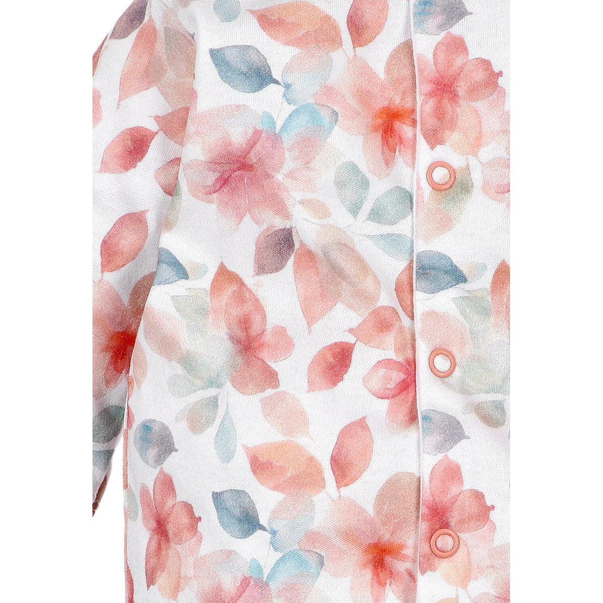 NINI Strampler Floral Mädchen Einteiler, Overall, Babyanzug, Babyoverall, Babyanzug