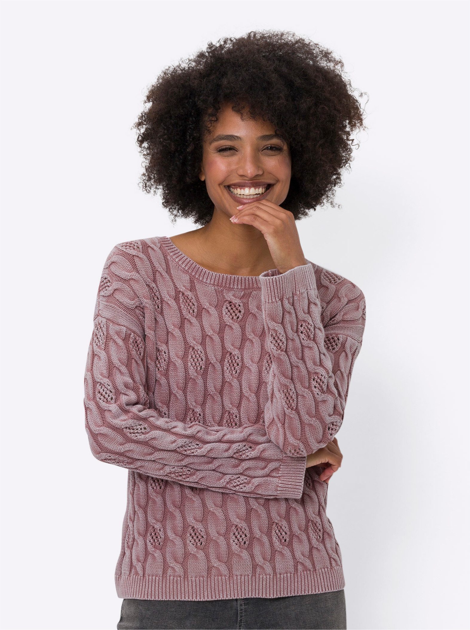 heine Strickpullover Rundhalspullover . günstig online kaufen