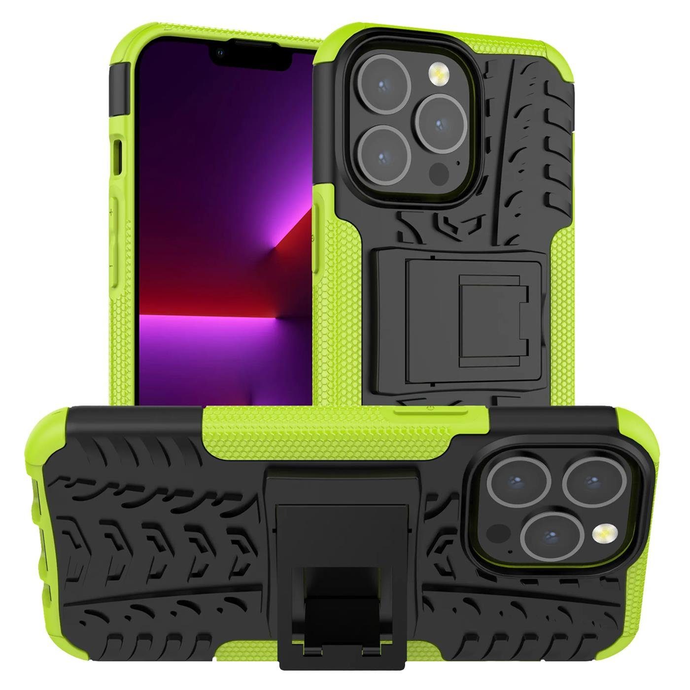CoolGadget Handyhülle Outdoor Case Hybrid Cover für Apple iPhone 14 Pro Max 6,7 Zoll, Schutzhülle extrem robust Handy Case für iPhone 14 Pro Max Hülle