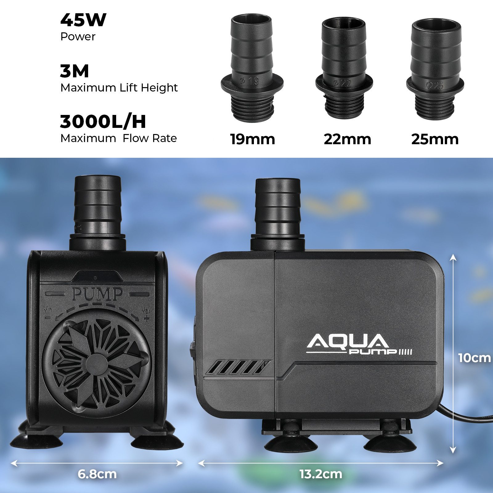 TLGREEN Springbrunnenpumpe, 40w/45w Aquarium Pumpe (Teichpumpe günstig online kaufen