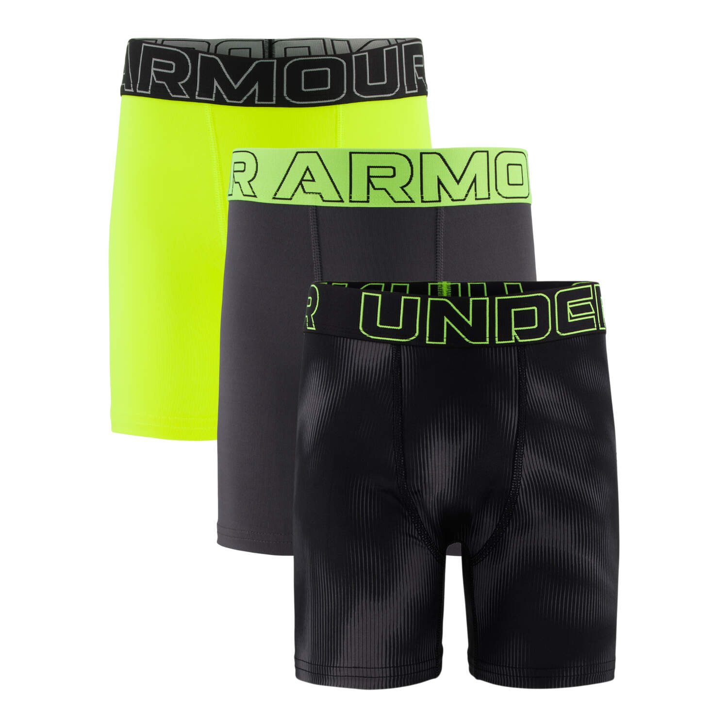 Under Armour® Boxershorts Under Armour Jungen Boxershorts TECH-PRINTS 3 Pack UWSHJ05F