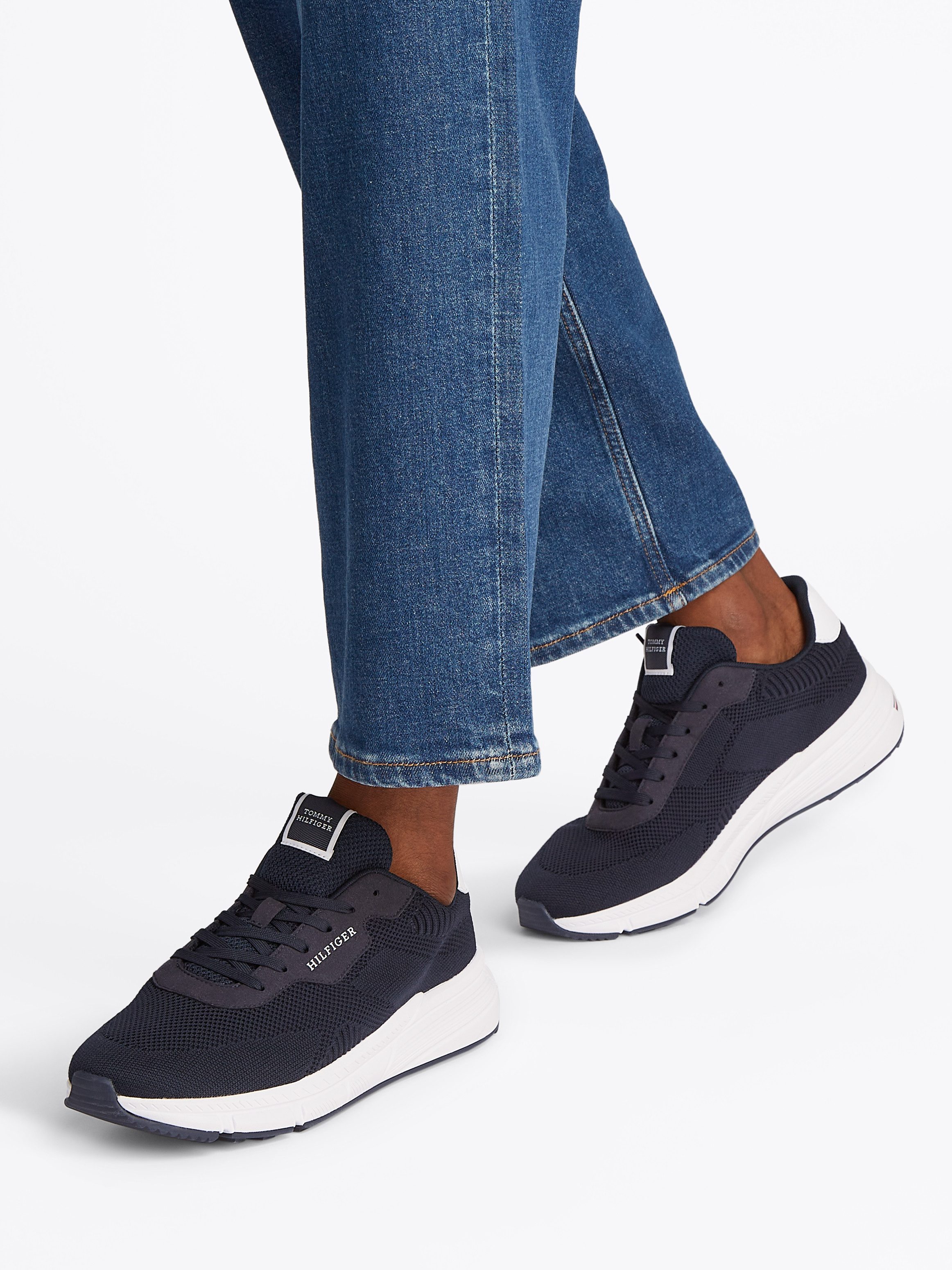 Tommy Hilfiger LIGHTWEIGHT RWB KNIT Sneaker, günstig online kaufen