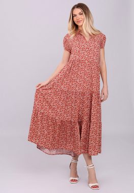 YC Fashion & Style Sommerkleid Sommerliches Viskose Kleid Ditsy-Print Alloverdruck, Boho, gemustert