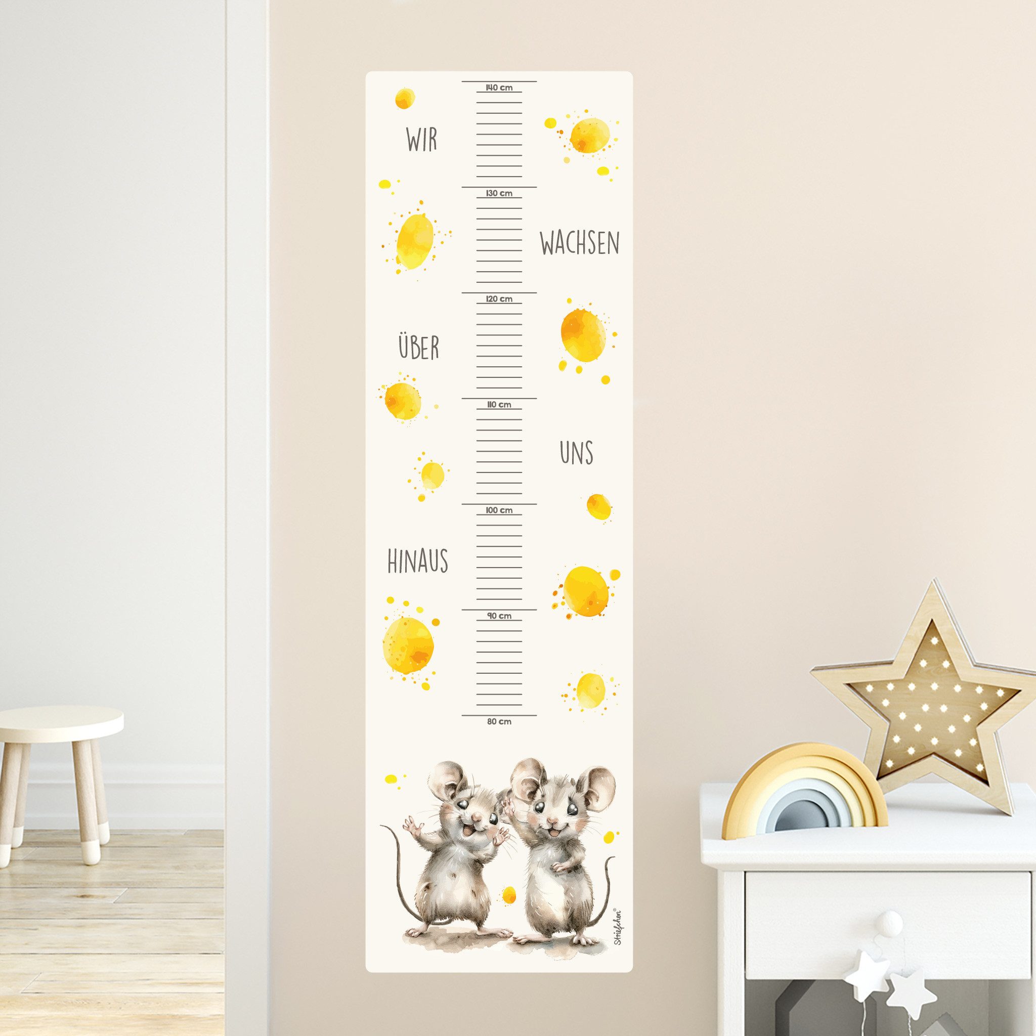 Striefchen Wandtattoo als Messlatte für Kinder günstig online kaufen