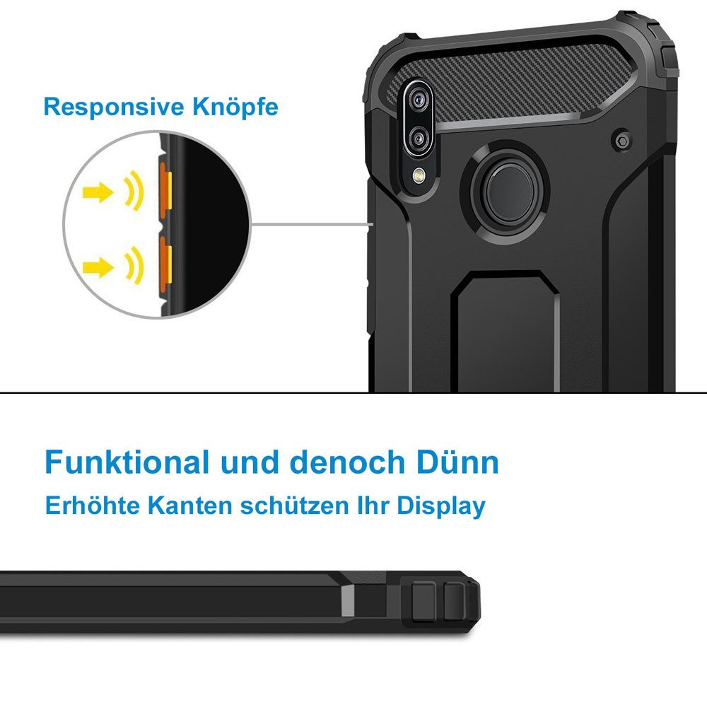 FITSU Handyhülle Outdoor Case für Huawei Hülle Robuste Schutzhülle Cover Bumper, Hülle für Huawei P30 Pro, P30, P30 Lite, Mate 20 Lite, P20, P20 Lite
