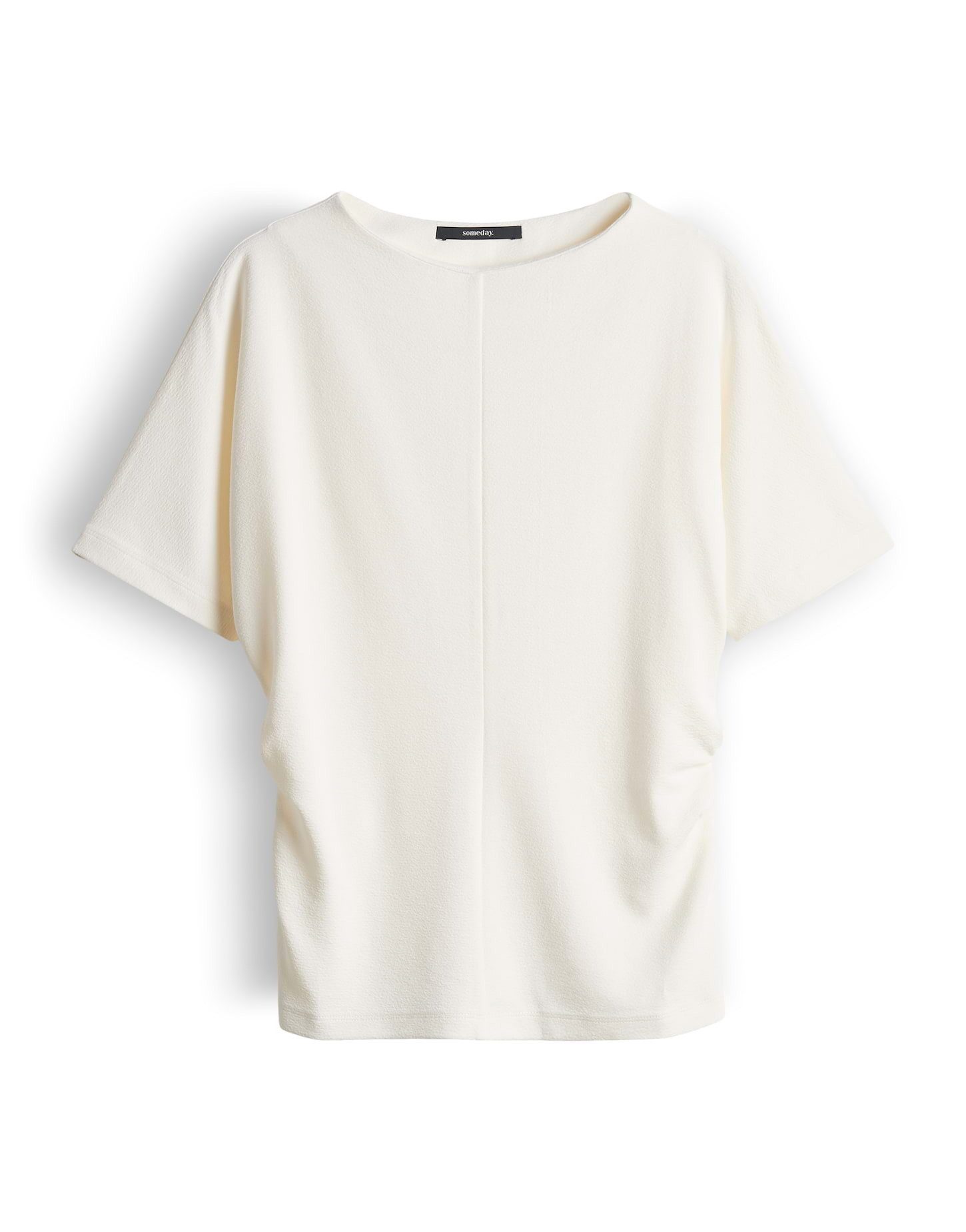 someday Kurzarmshirt Kavora Schmale Passform, figurbetont mit Raffung in de günstig online kaufen