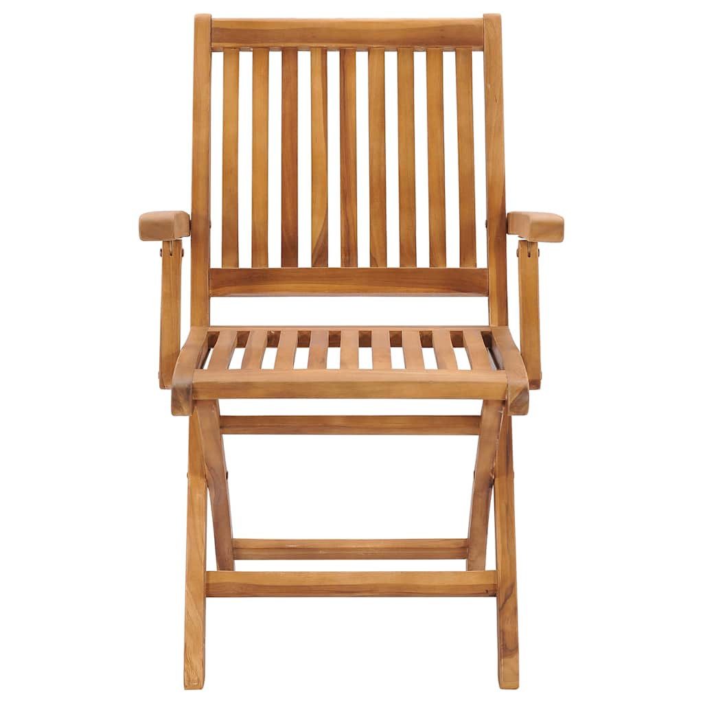 vidaXL Gartenstuhl Klappbare Gartenstühle 2 Stk. Massivholz (2 St)
