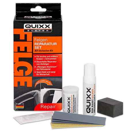 QUIXX Reparatur-Set Quixx Felgen Reparatur Set Alufelgen Silber Kit
