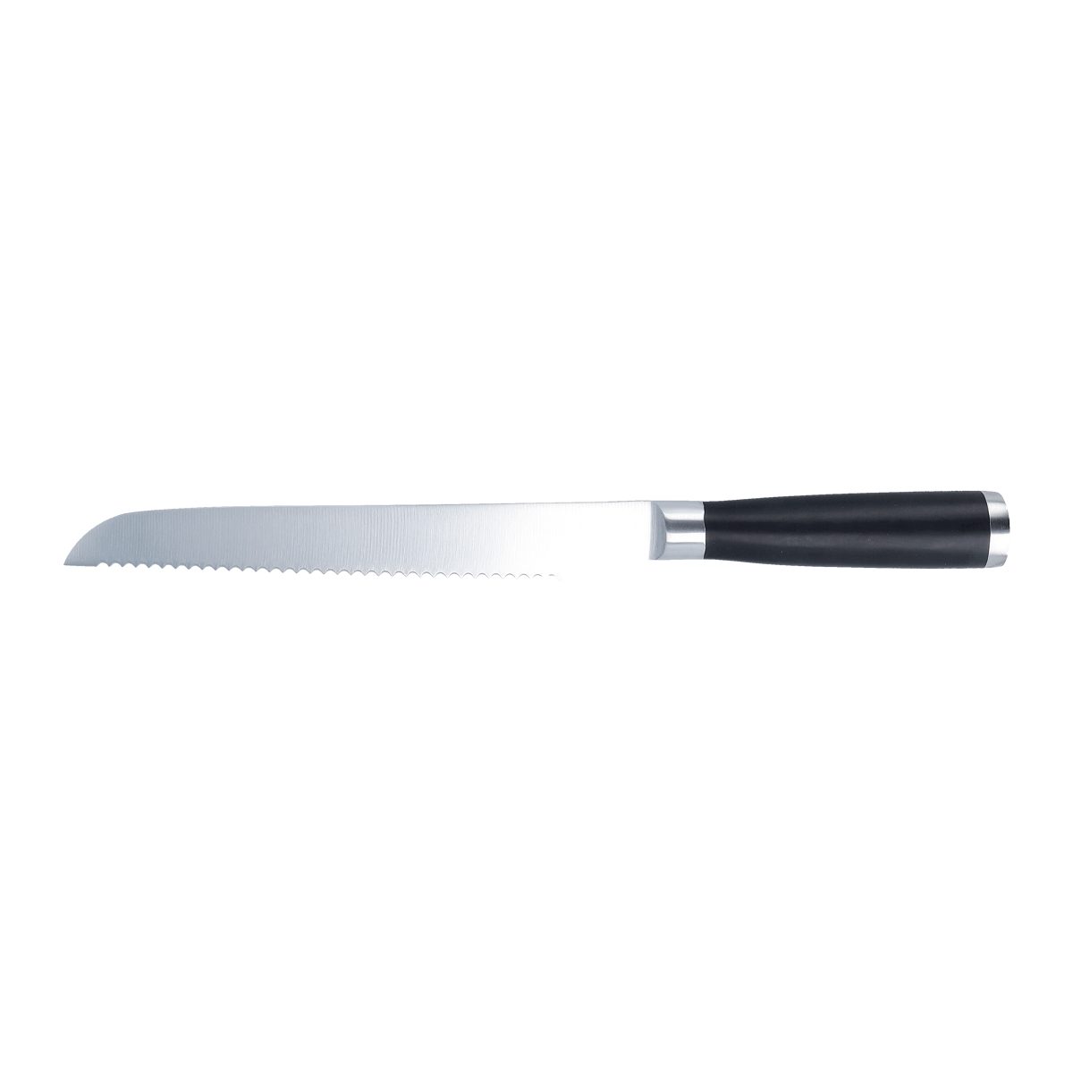 Wellenschliff - Brotmesser - mit Rostfrei Edelstahl, Brotmesser Scharfes EUROHOME mit Kunststoffgriff Messer Küchenmesser rutschfestem