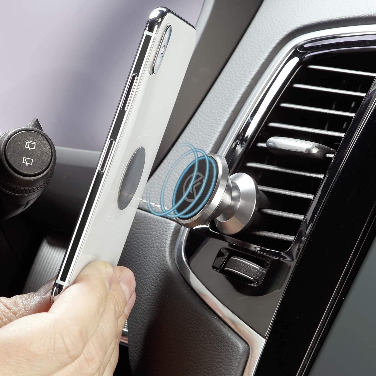 Kremer Premium Magnethalter für Lüftungsgitter Auto magnetische