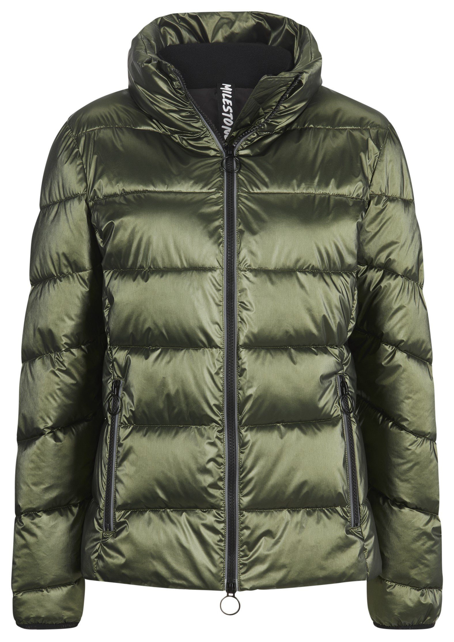 Milestone Steppjacke MSFufu mit Logo Badge und reflektierenden Details