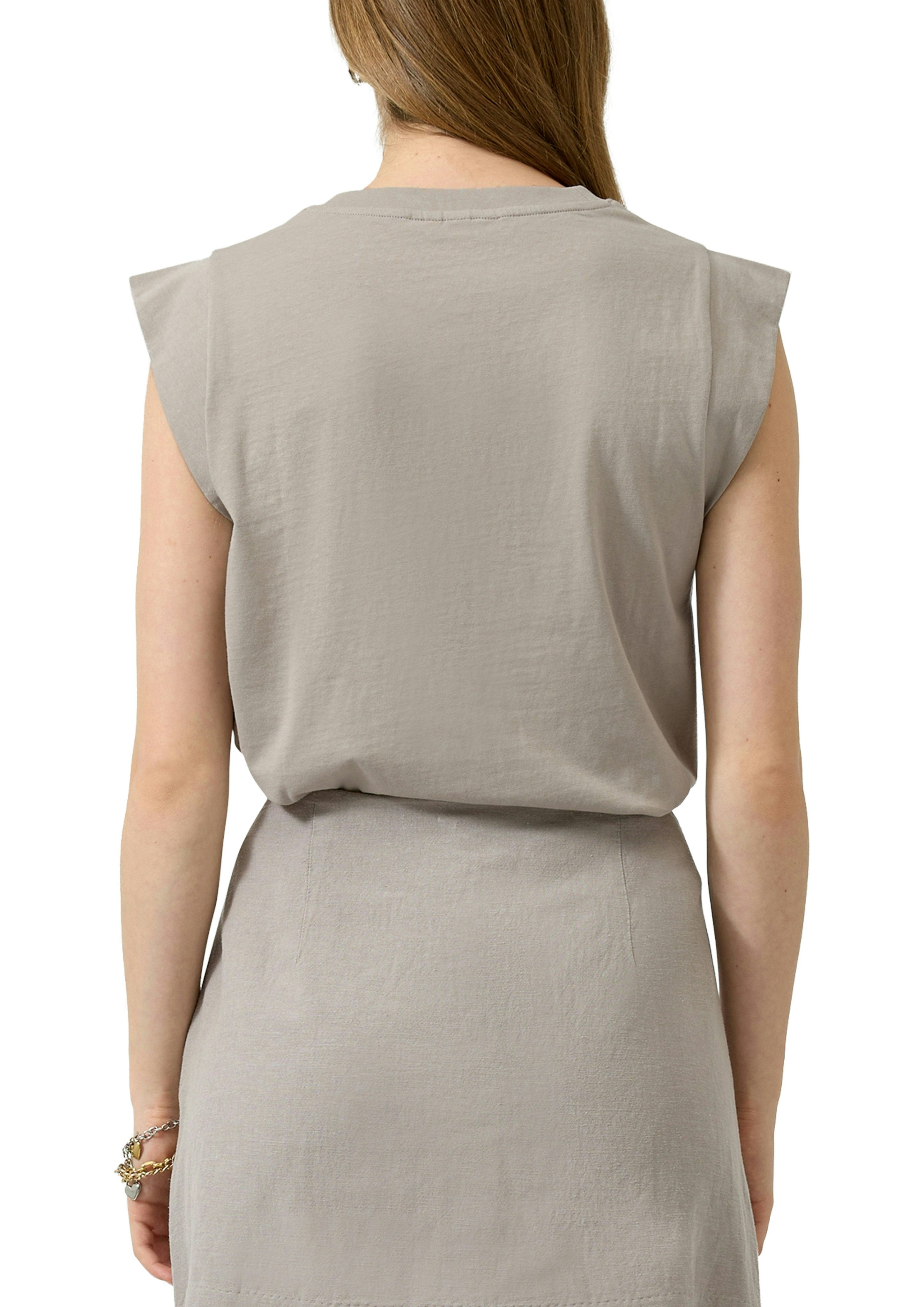 QS Rundhalsshirt Sommertop mit Rundhals – Bild 2 von 4