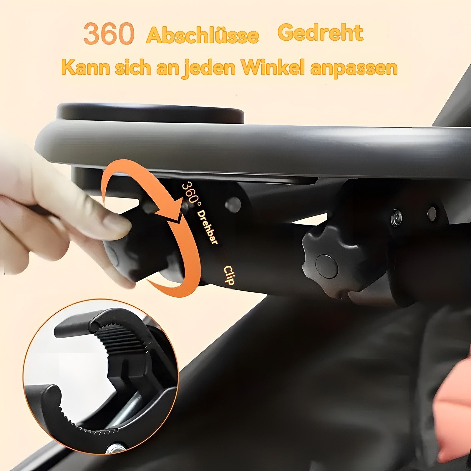 PODOFO Hochstuhltablett Kinderwagen-Abendessentablett Mit Getränkehalter, S günstig online kaufen