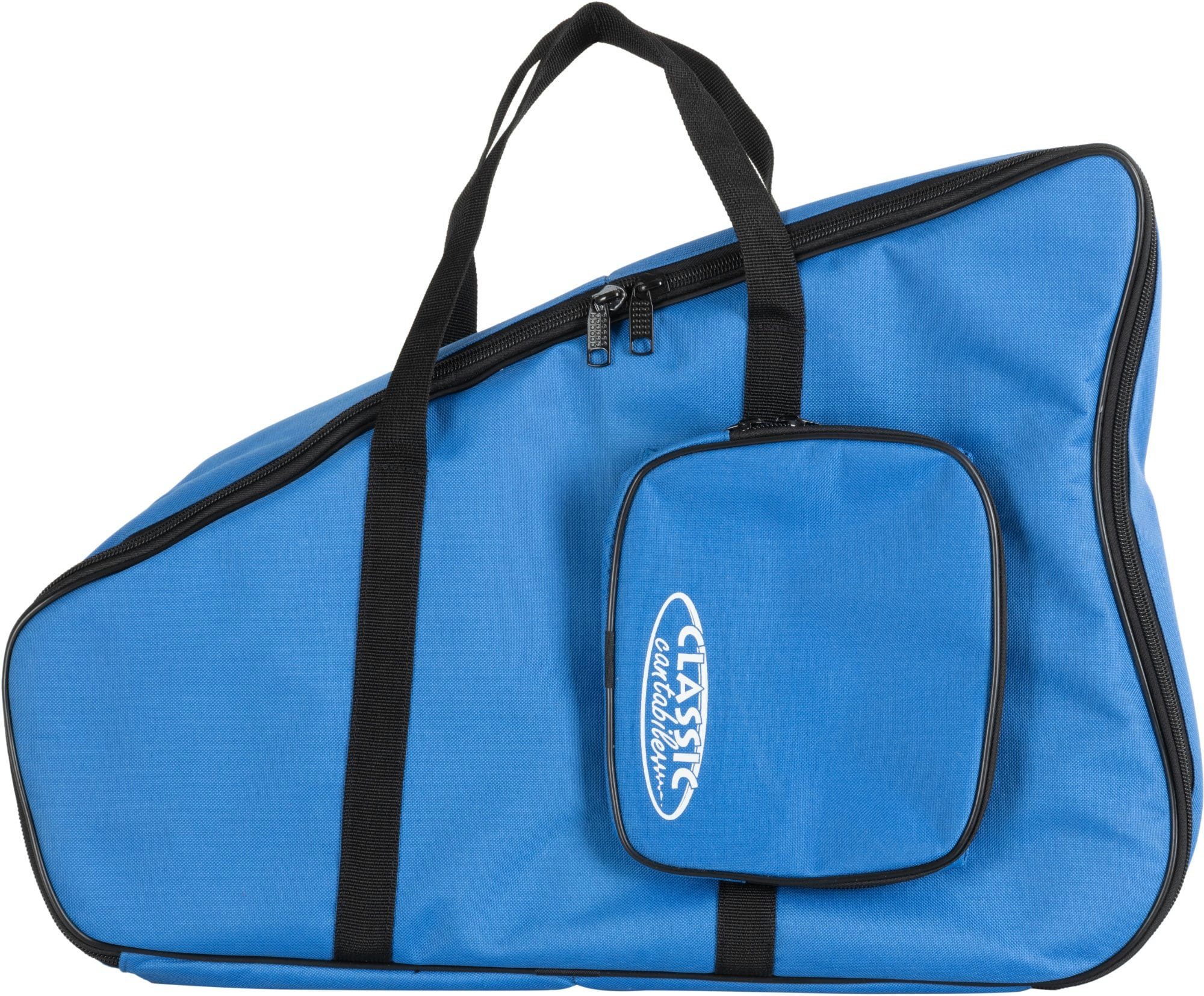 Classic Cantabile Tragetasche für 12-saitige Keltische Harfe, rundum-Polsterung & Außentasche - Außenmaterial aus robustem Nylon
