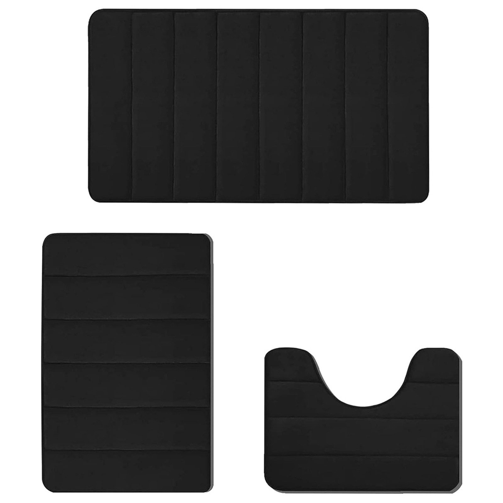 MODFU Badematte 3er Badematten Set Badvorleger günstig online kaufen