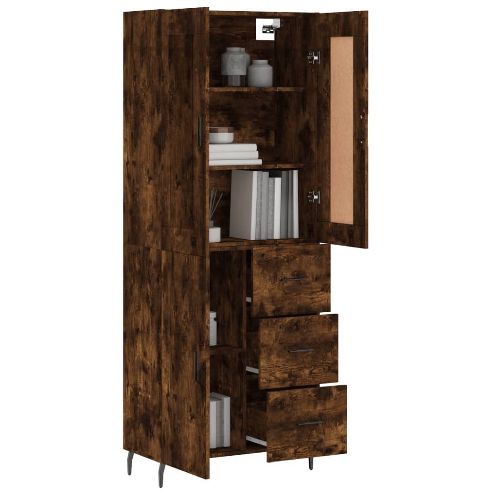 vidaXL Highboard Highboard Räuchereiche 69,5x34x180 cm günstig online kaufen