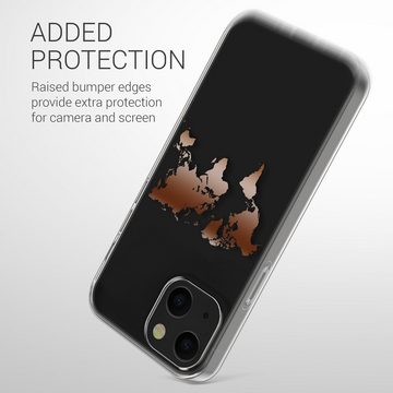 kwmobile Handyhülle Hülle für Apple iPhone 13 mini, Handyhülle Silikon Case - Schutzhülle Handycase