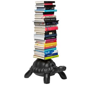 qeeboo Bücherregal Turtle Carry Buchhalterung Schwarz