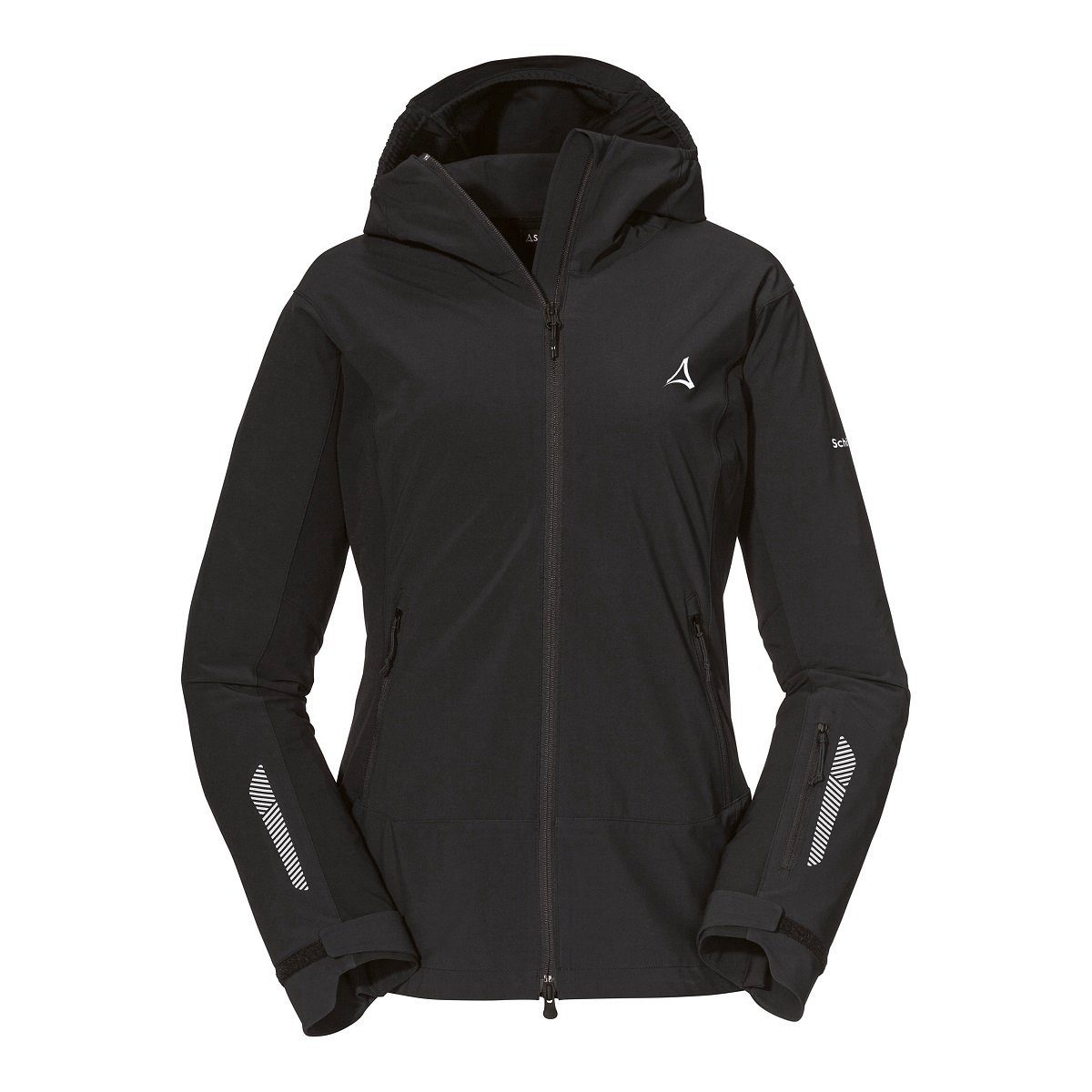 Softshelljacke Miara (winddicht, wasserabweisend) schwarz Damen