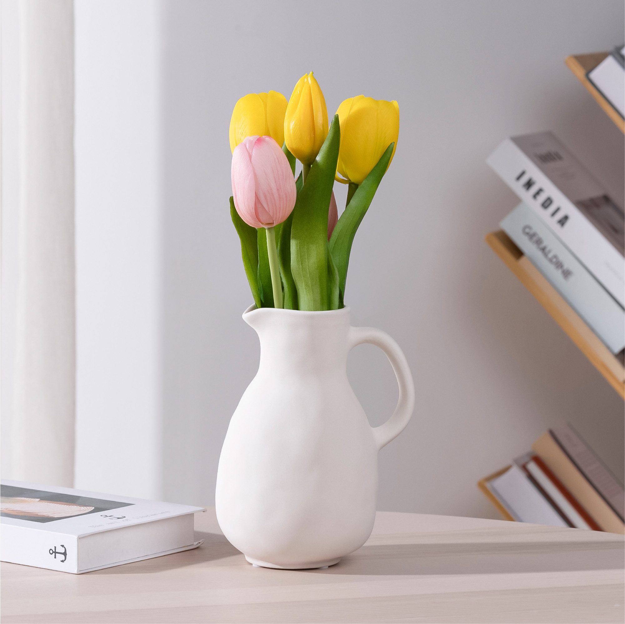 Navaris Dekovase Deko Krug Vase - günstig online kaufen