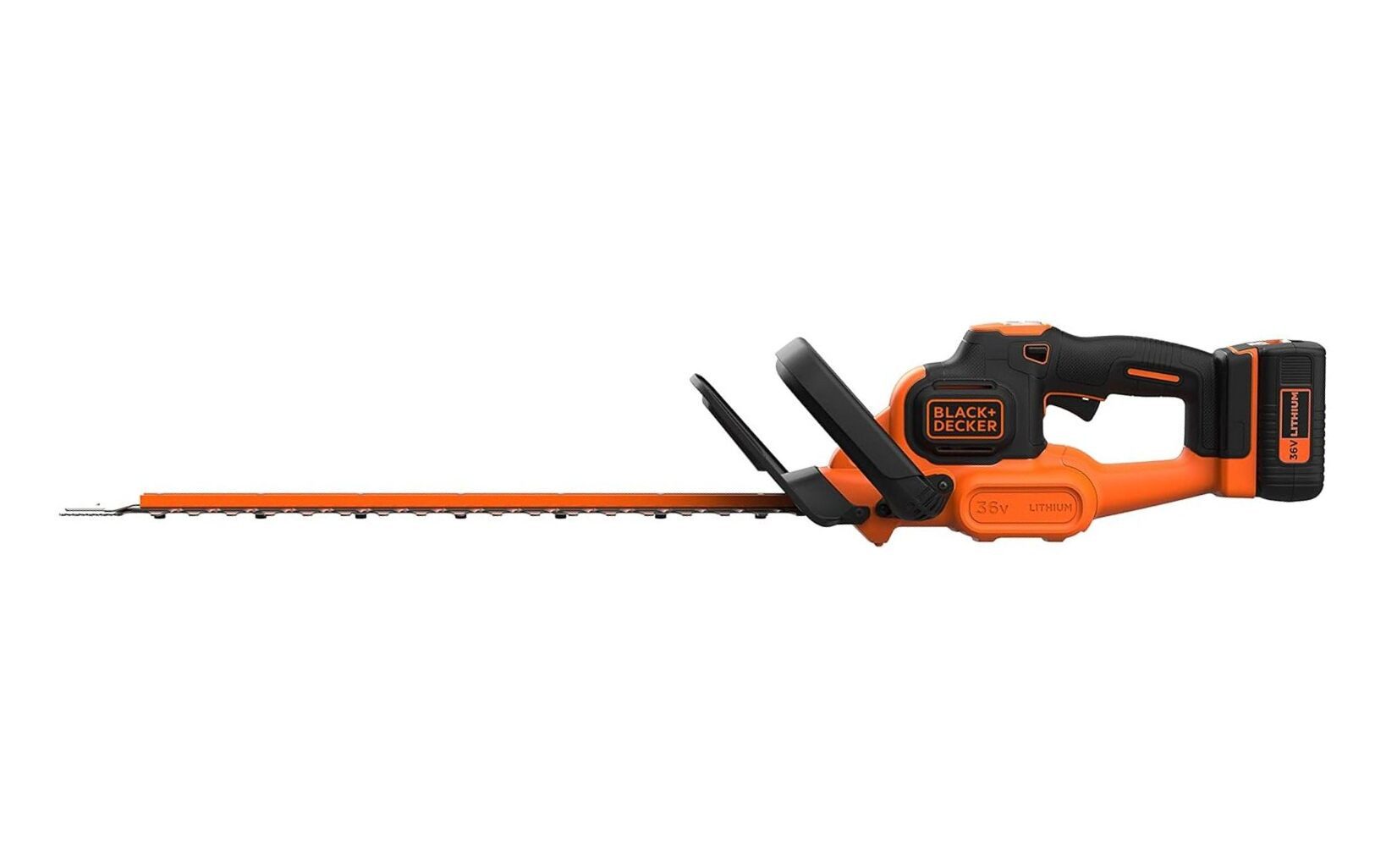 Black + Decker Akku-Heckenschere 36V Akku-Heckenschere mit POWERCOMMAND (55cm Messerlänge), (1 St)