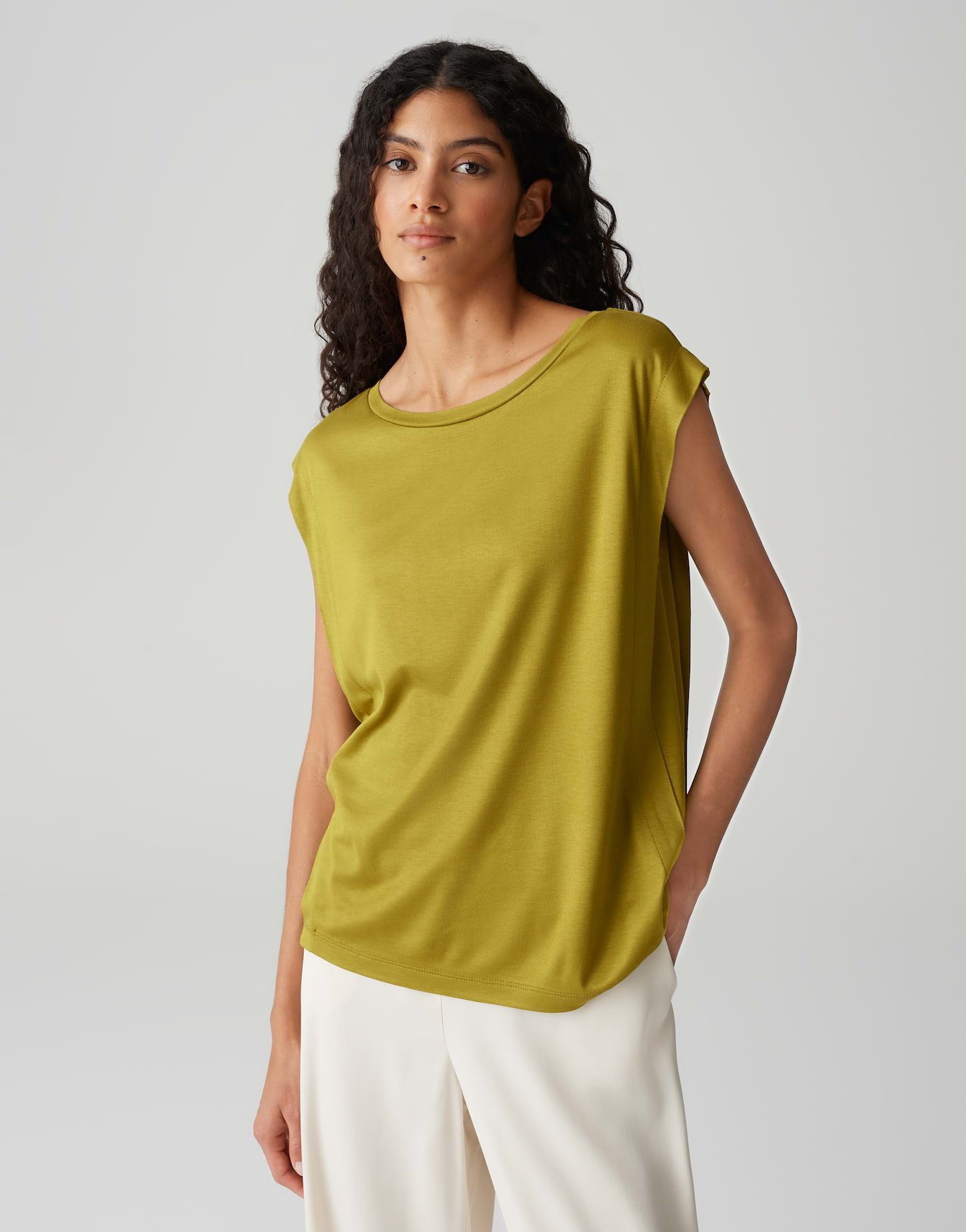 OPUS Kurzarmshirt SALLO Regular mit seitlichem günstig online kaufen