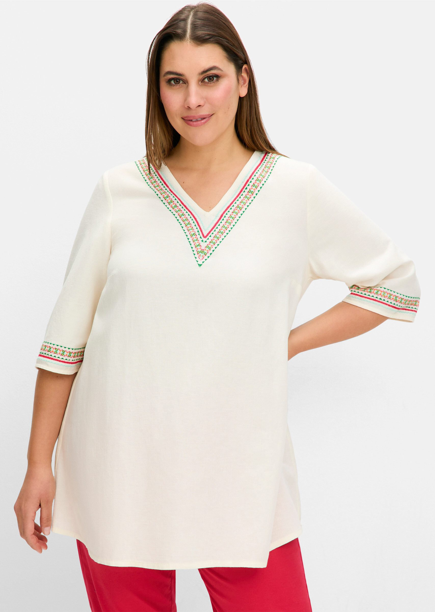 Sheego Klassische Bluse Tunika . günstig online kaufen