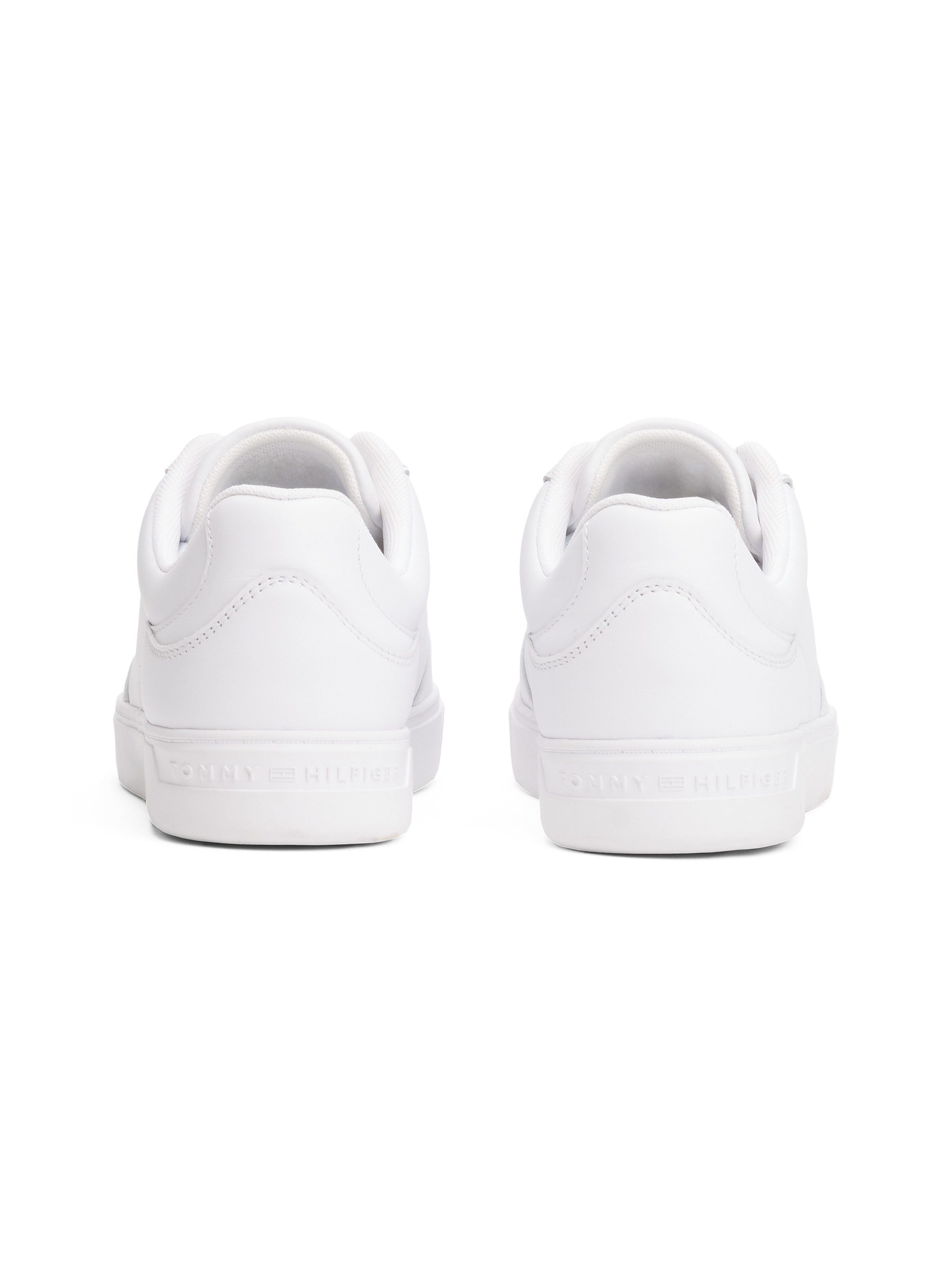 Tommy Hilfiger CASUAL CUPSOLE SNEAKER Plateausneaker, Freizeitschuh, Halbschuh, Schnürer mit goldfarbenem Logoschriftzug