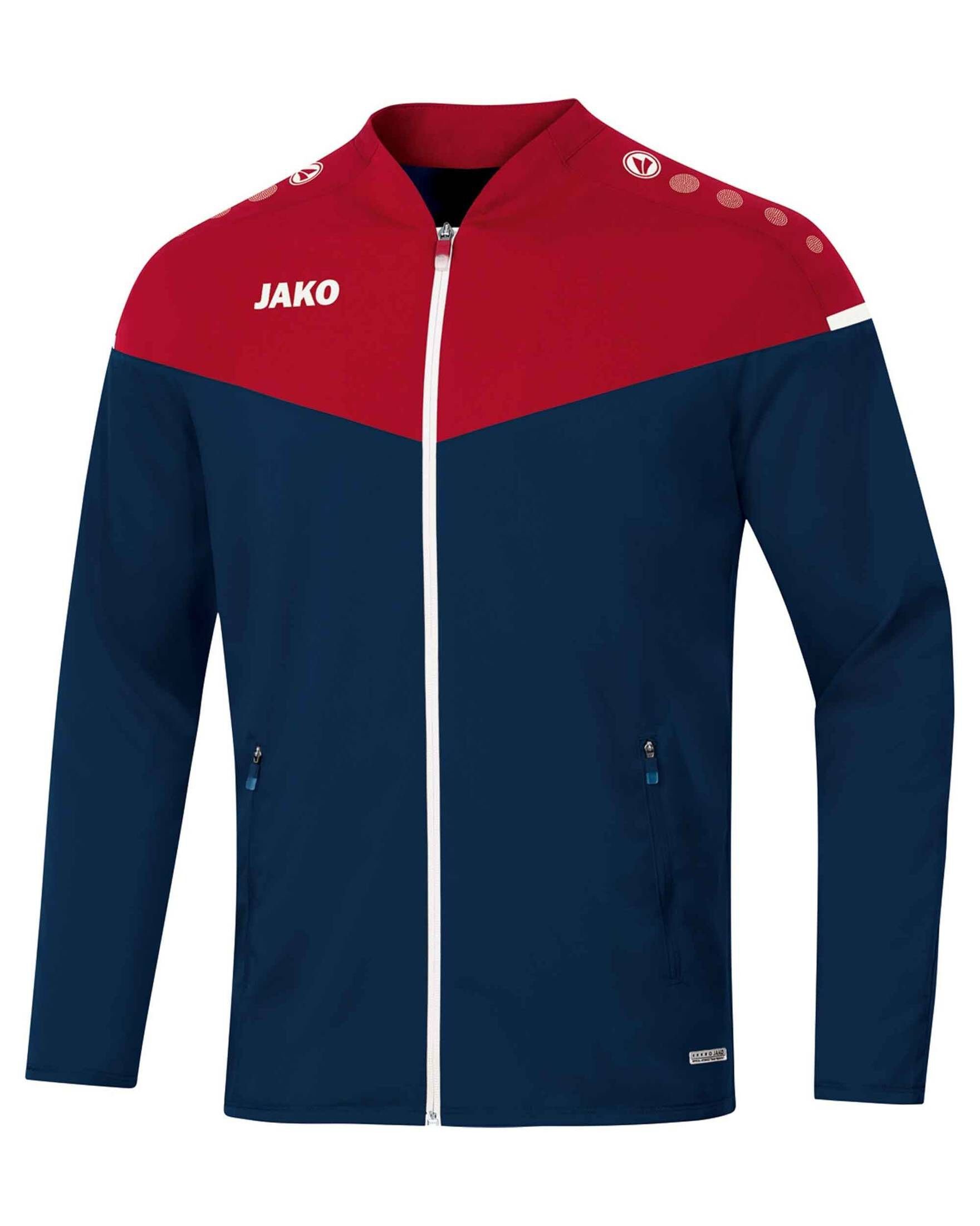 Jako Sweatjacke Damen und Herren Präsentationsjacke CHAMP 2.0 (1-tlg) blaurotweiss