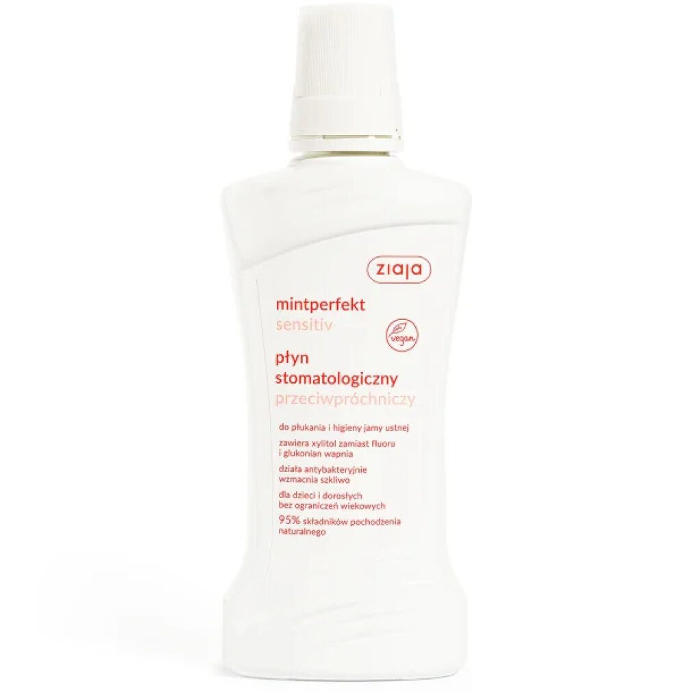 Ziaja Mundspülung Mintperfekt Sensitiv antidental dental liquid, (Packung)