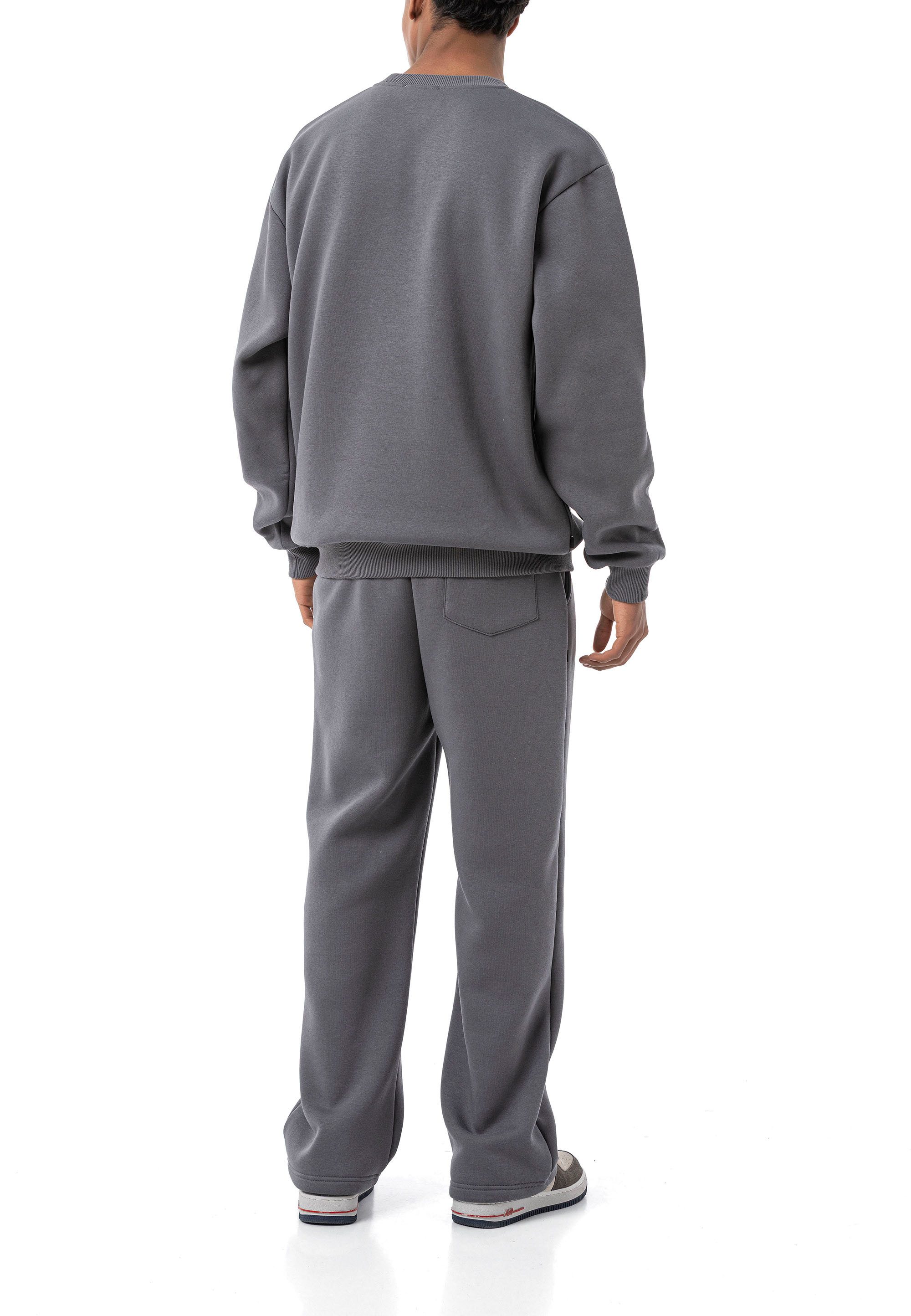 RedBridge Jogginganzug Zweiteiliges Sweat-Set mit Rundhals - Pullover & Jog günstig online kaufen