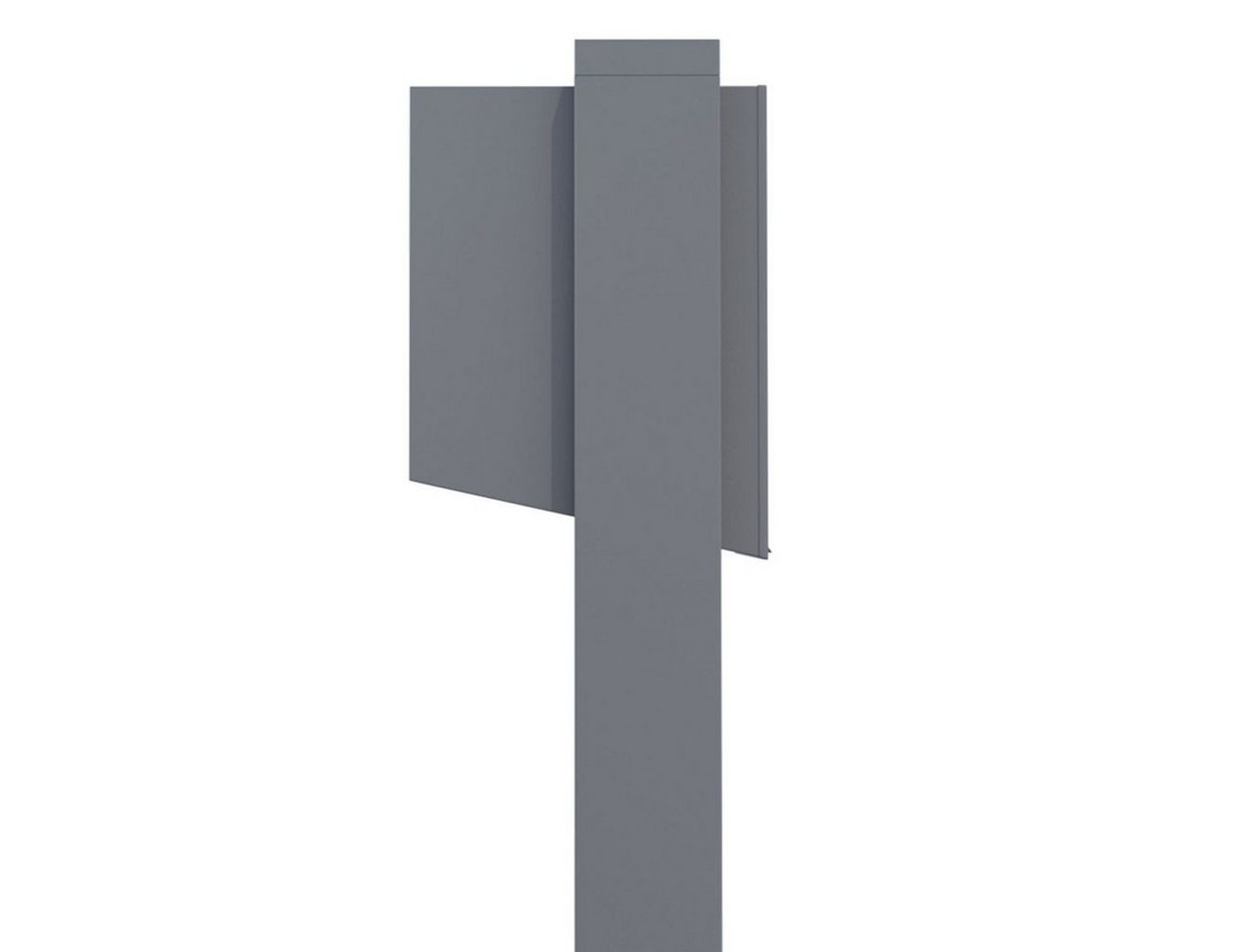 Thumbnail - Bravios Briefkasten Briefkastenanlage Flag for Two Grau Metallic mit