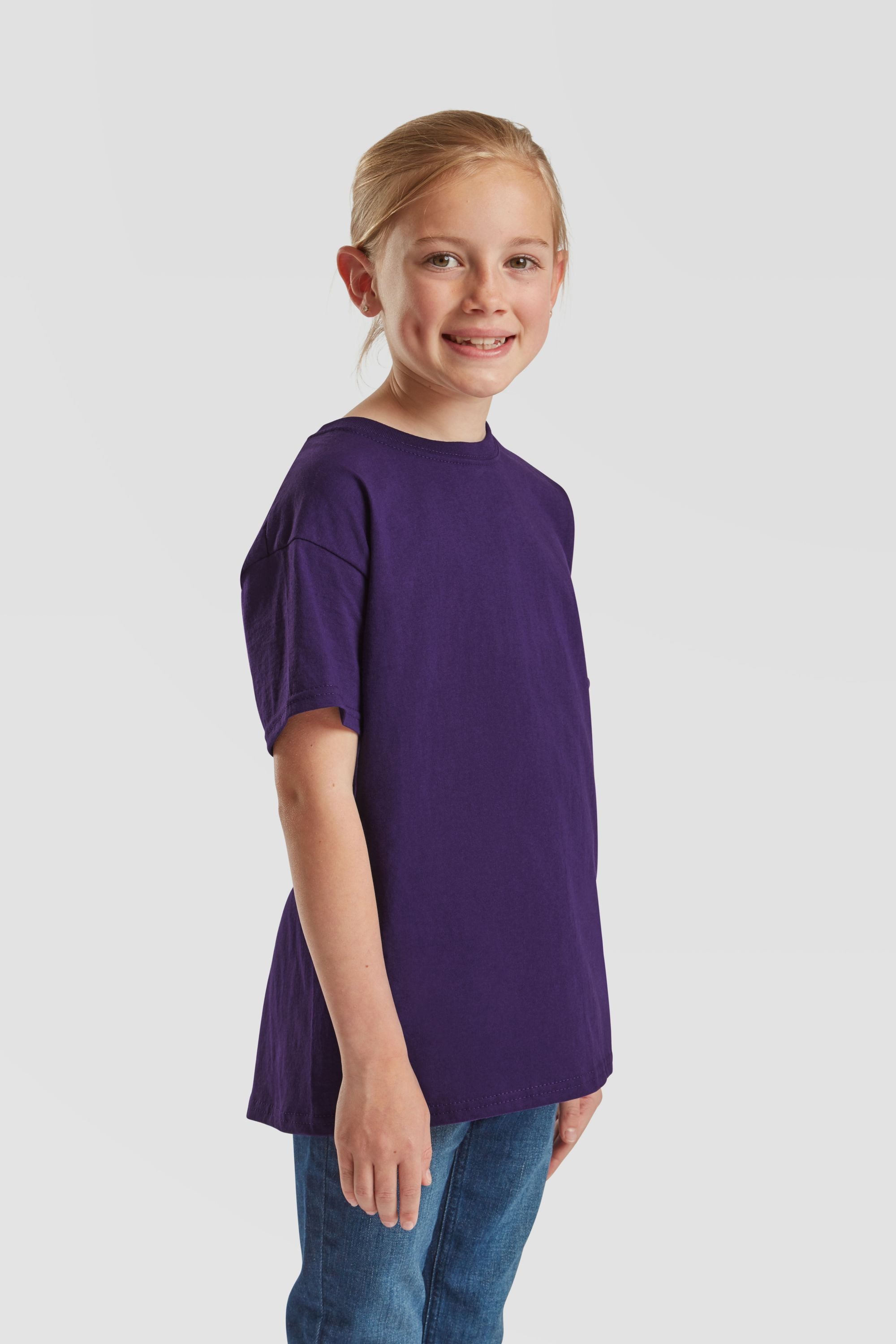 Fruit of the Loom Rundhalsshirt Fruit of the Loom Valueweight T Kids