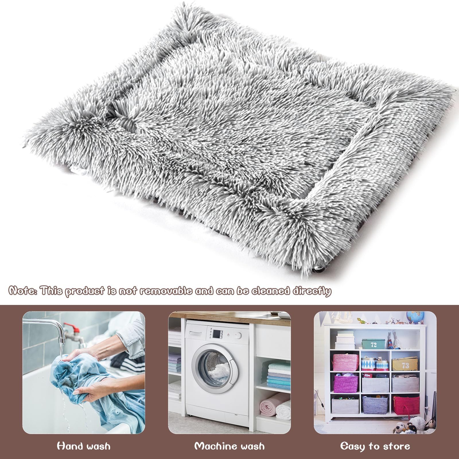 Kityhome Tierbett Flauschiges Tierbett Hundekissen waschbar günstig online kaufen