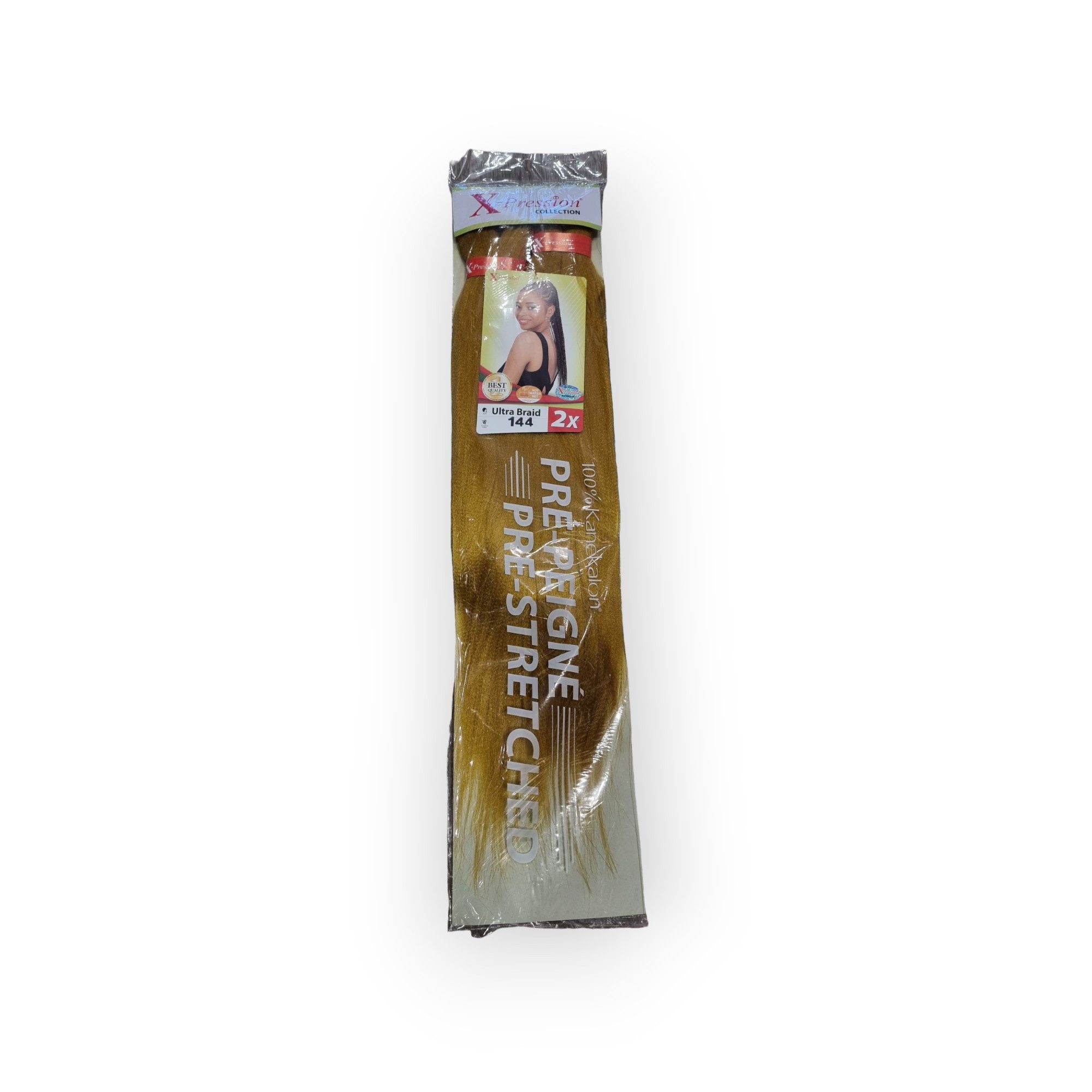 X-Pression Kunsthaar-Extension X-Pression 2x Pre Stretched Ultra Braid 46' (116cm), vorgestreckt