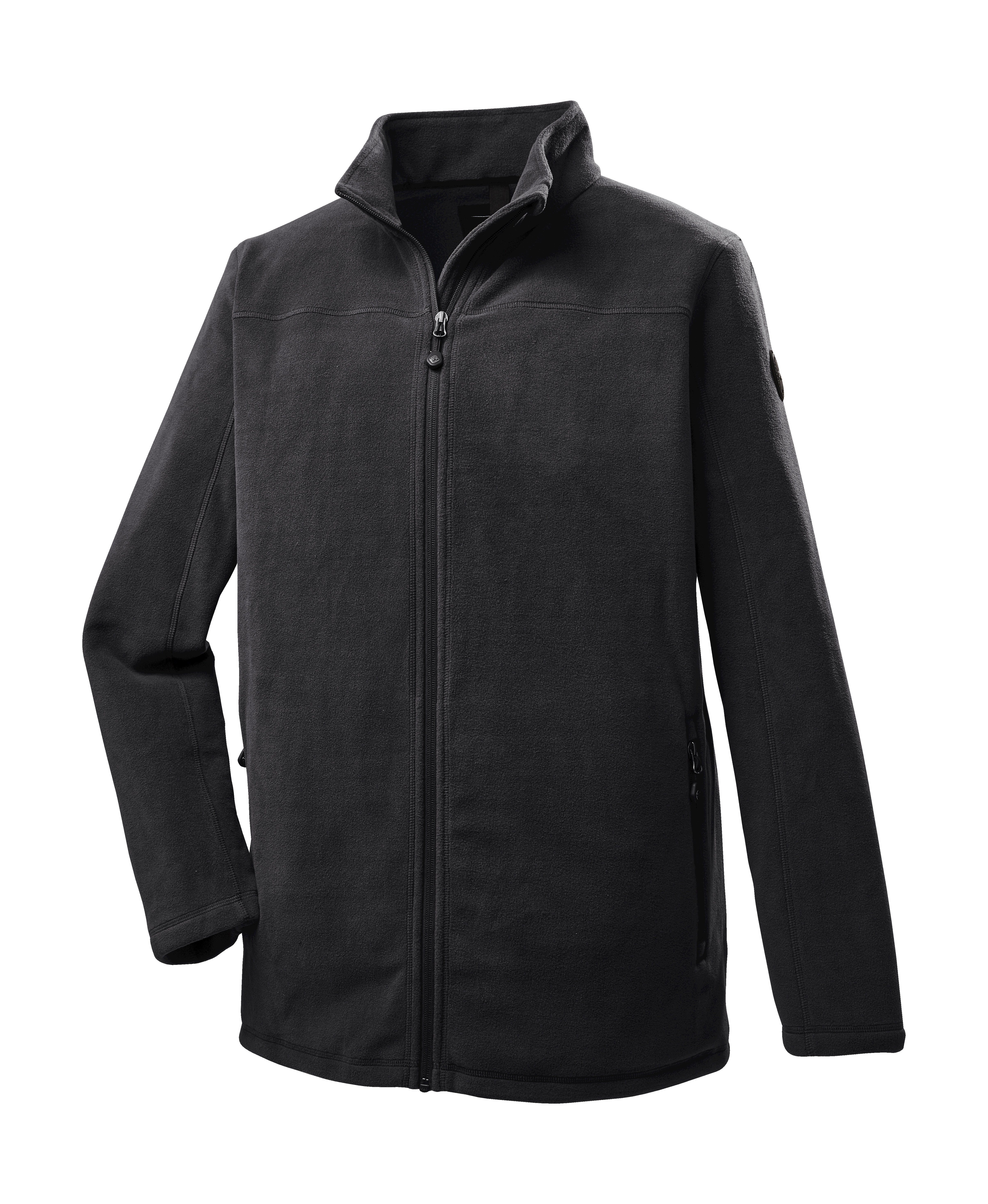 STOY Fleecejacke STS 18 MN JCKT Leichte Fleecejacke mit Stretch, Kinnschutz und Zipper-Taschen