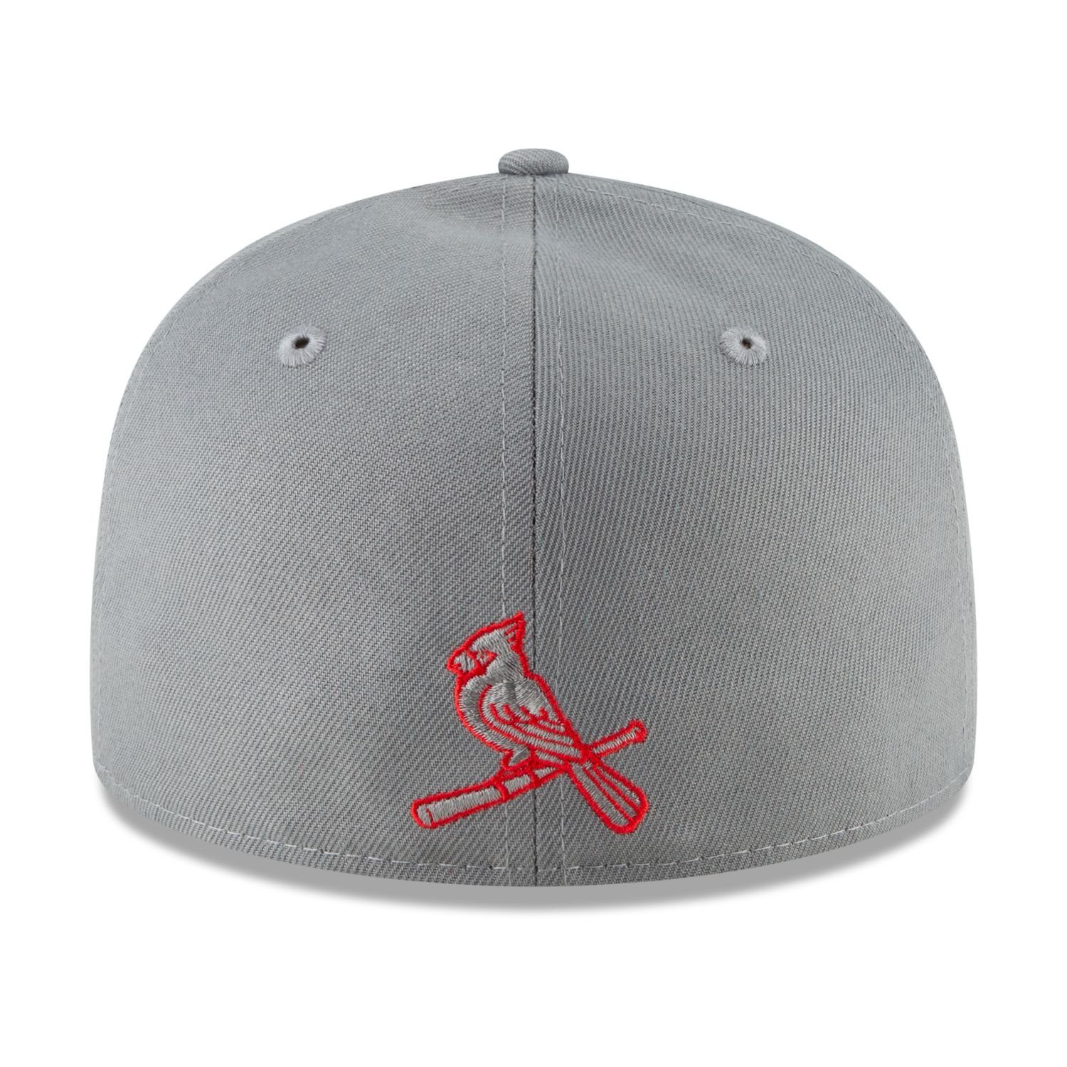 59Fifty New Louis GREY Team Fitted STORM Era Cooperstown Cap St. Cardinals MLB
